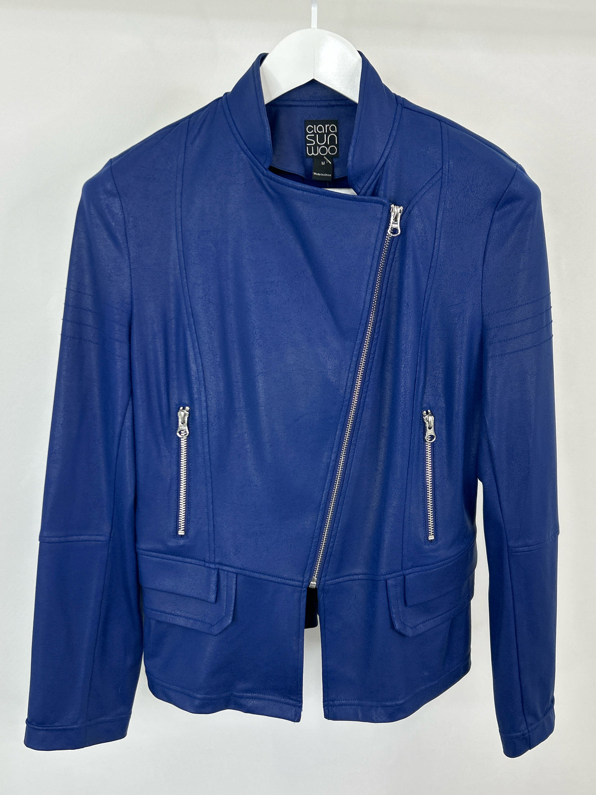 CIARA SUN WOO Size M Royal Blue Women Jacket