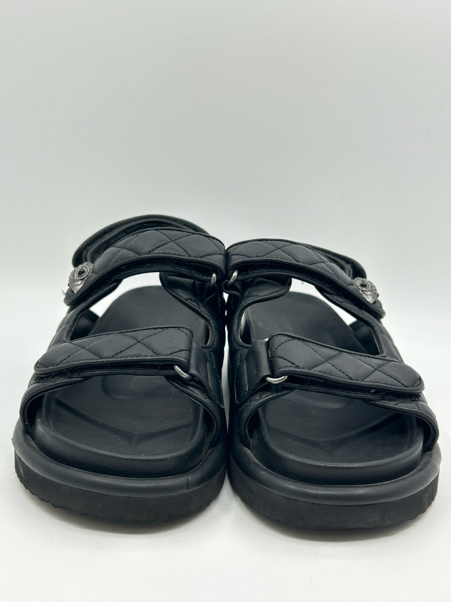 KURT GEIGER Size 38.5/8 Black Women Sandal