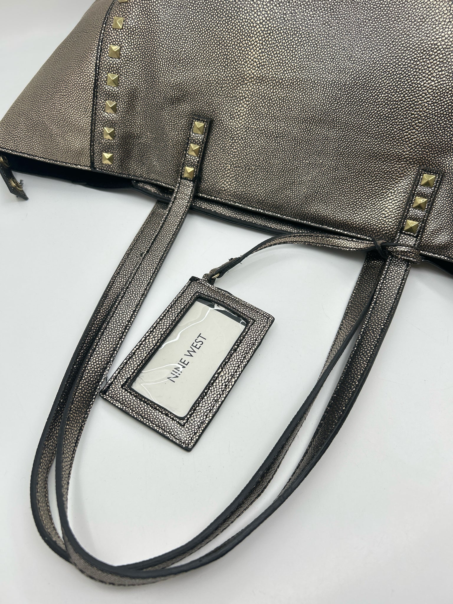 NINE WEST BRONZE Women Tote NWOT