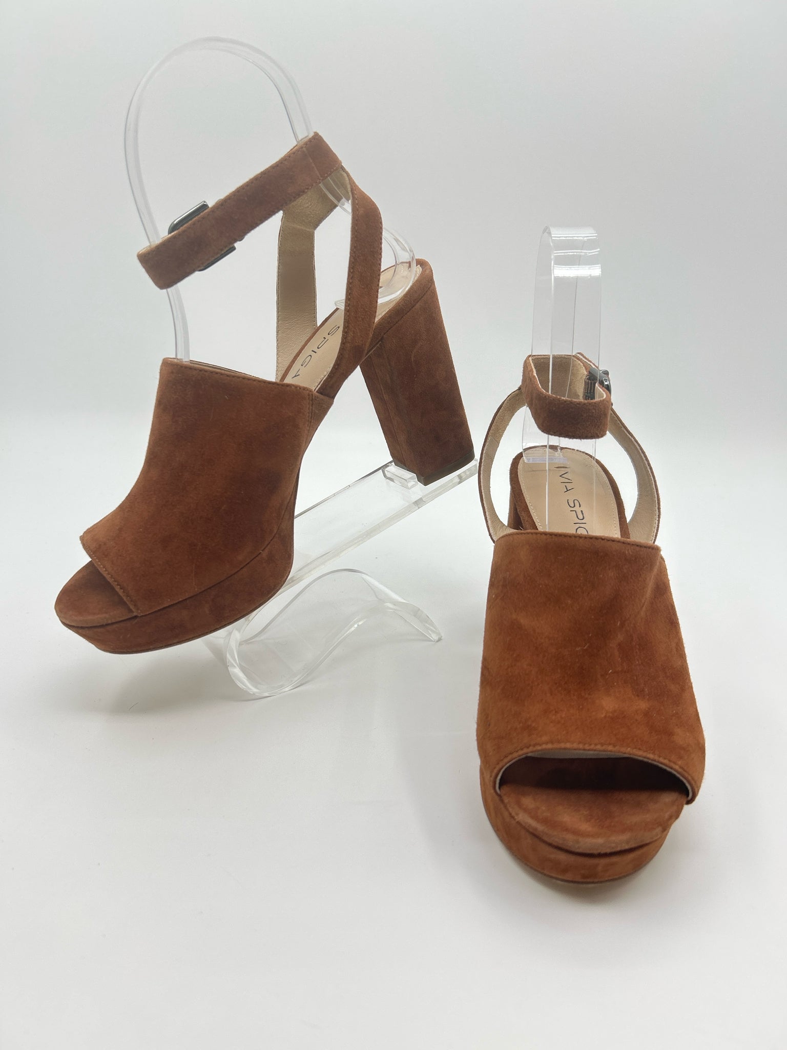 VIA SPIGA Size 6M Brown Women Sandal