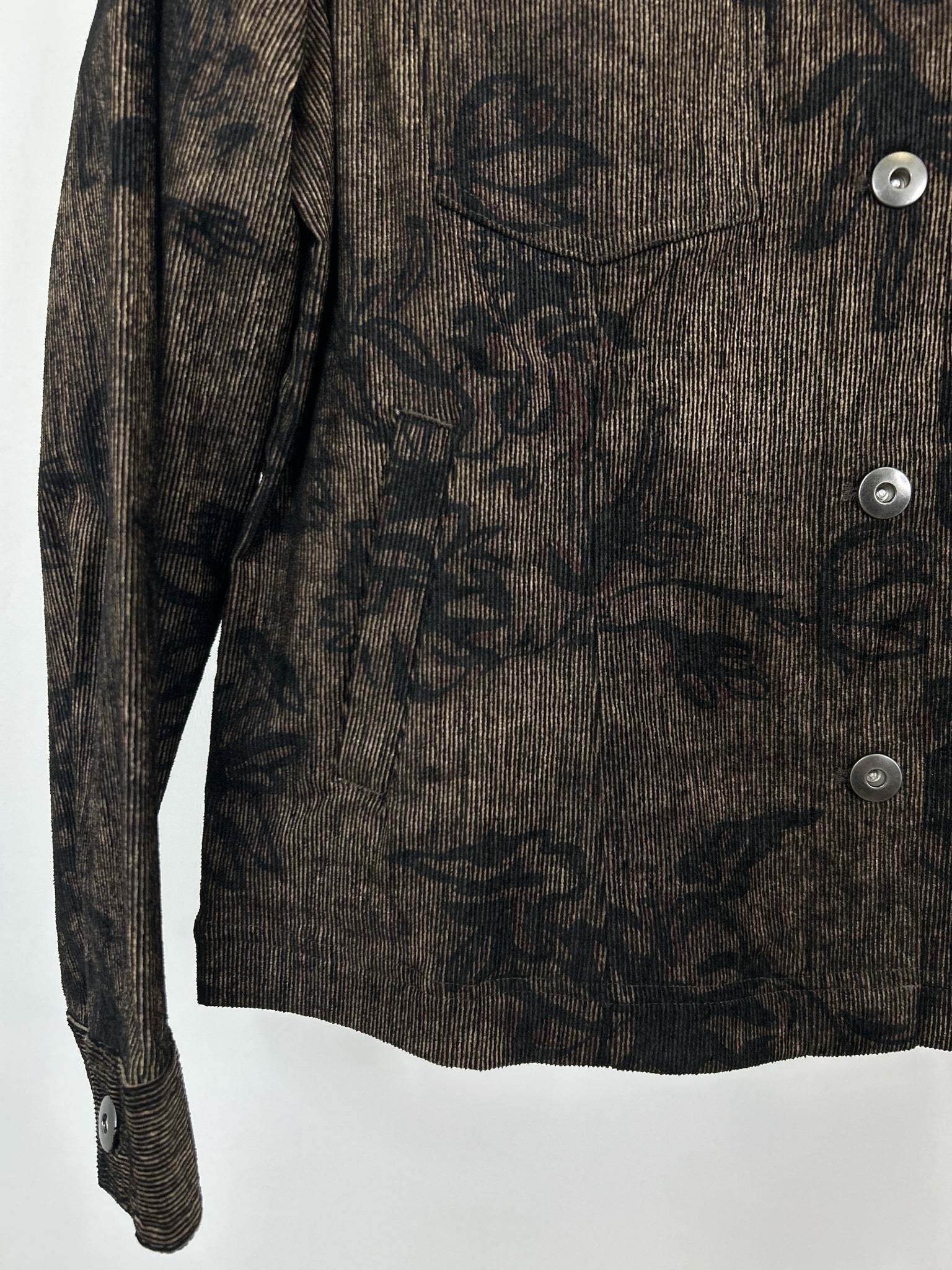HABITAT Size S Brown Print Women Jacket