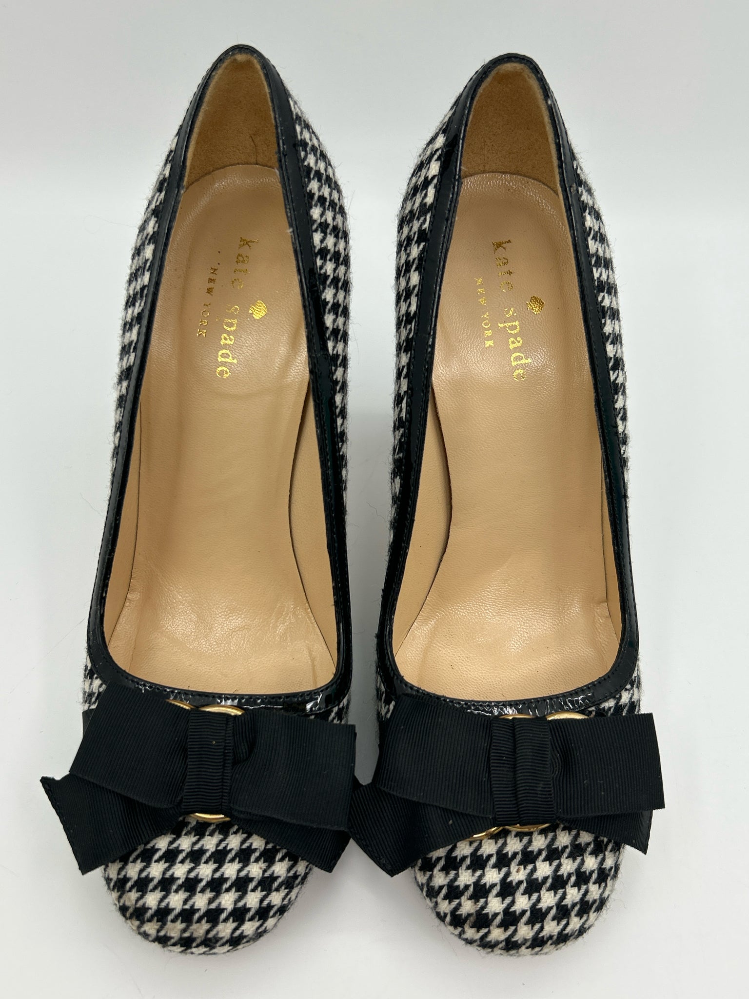 KATE SPADE Size 7B Black and White Women Pumps