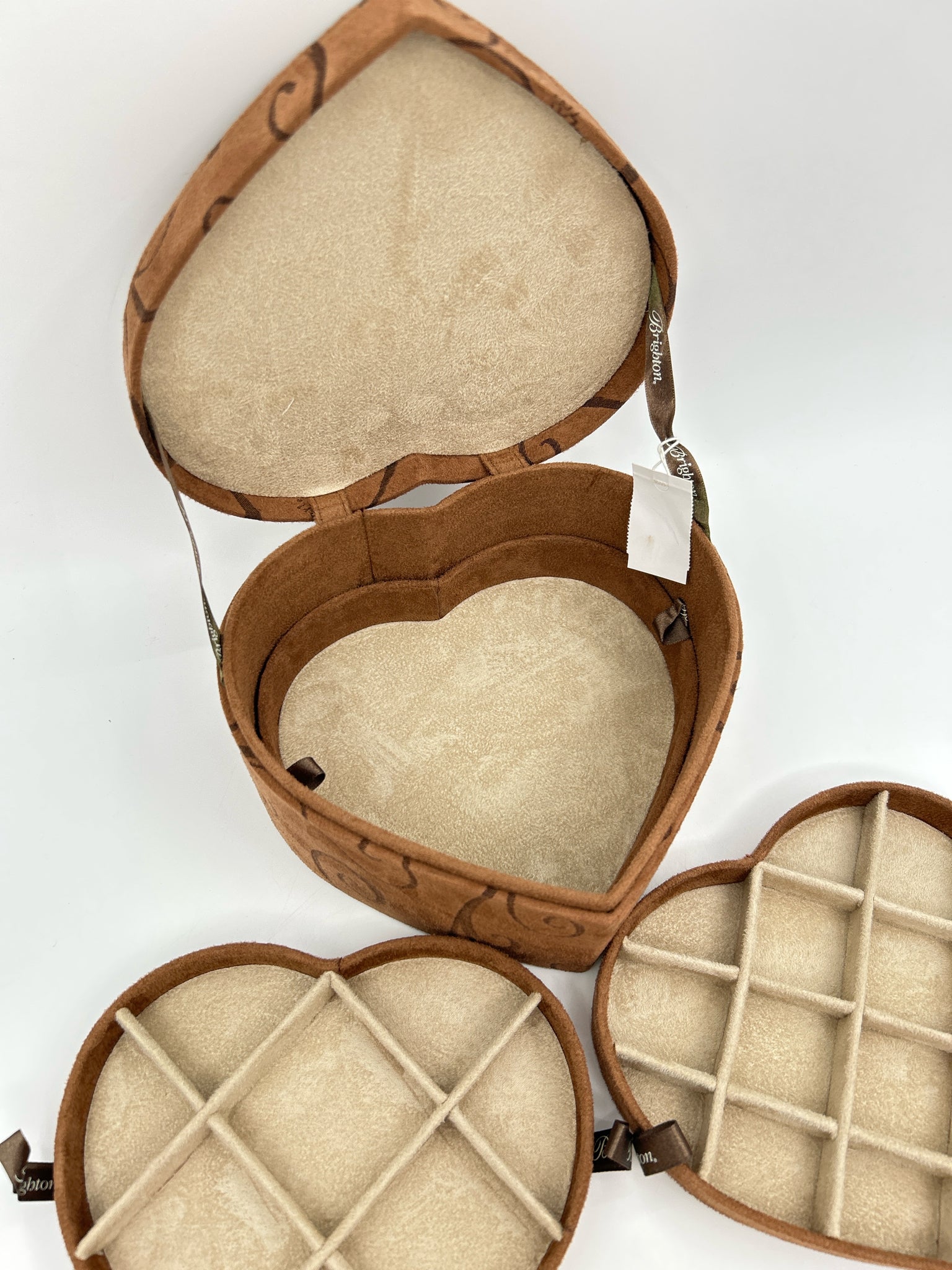 BRIGHTON NWT Brown Jewelry Box/Holder