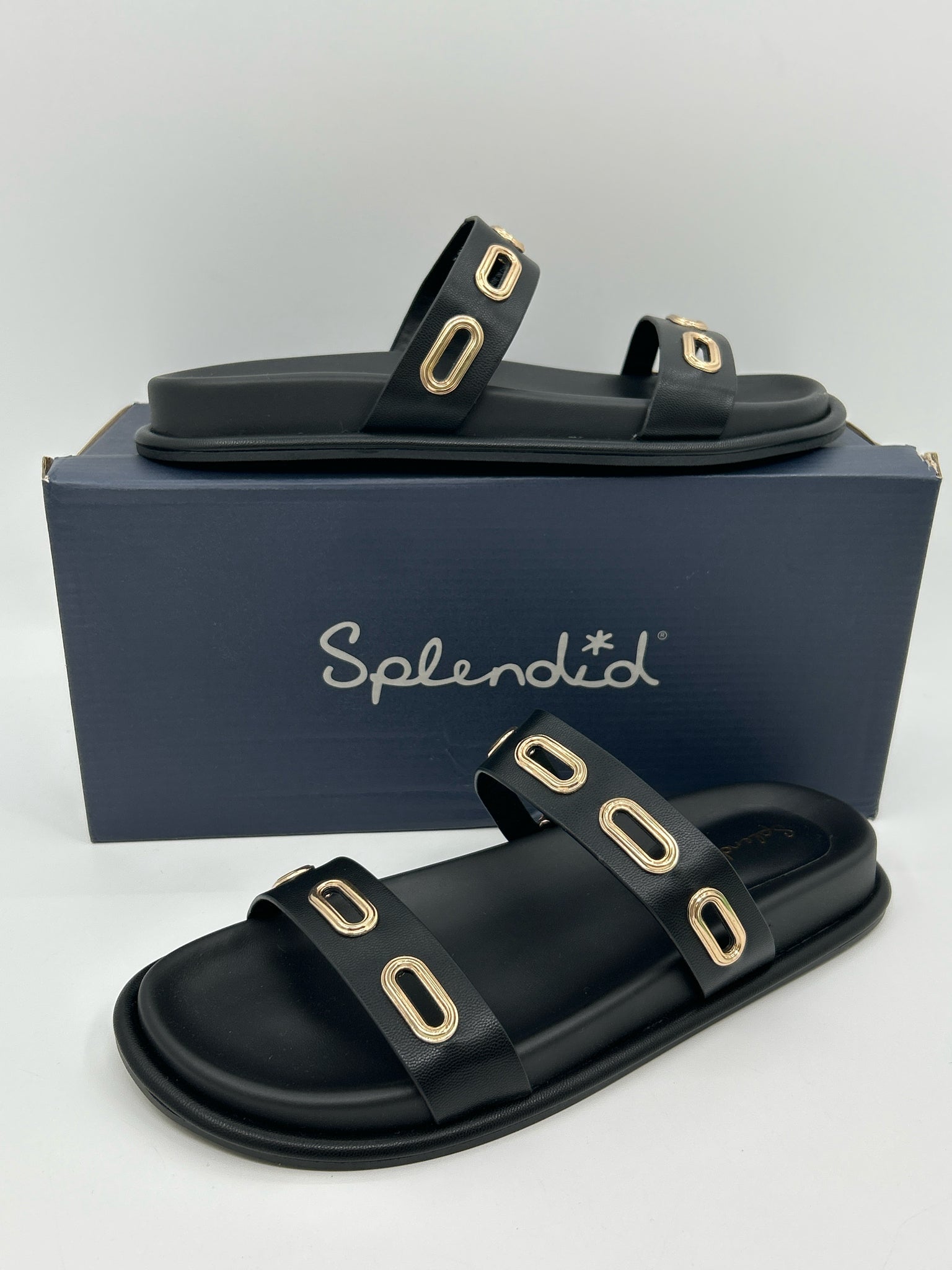 SPLENDID Size 7.5M Black Women Sandal