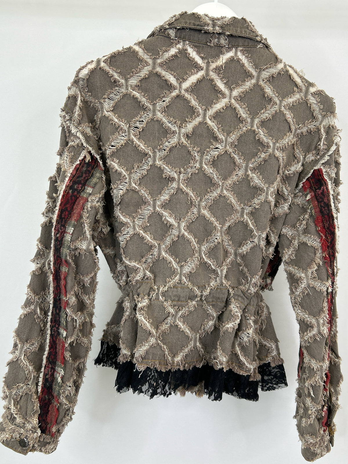 POL Size S Brown and Red Women Jacket