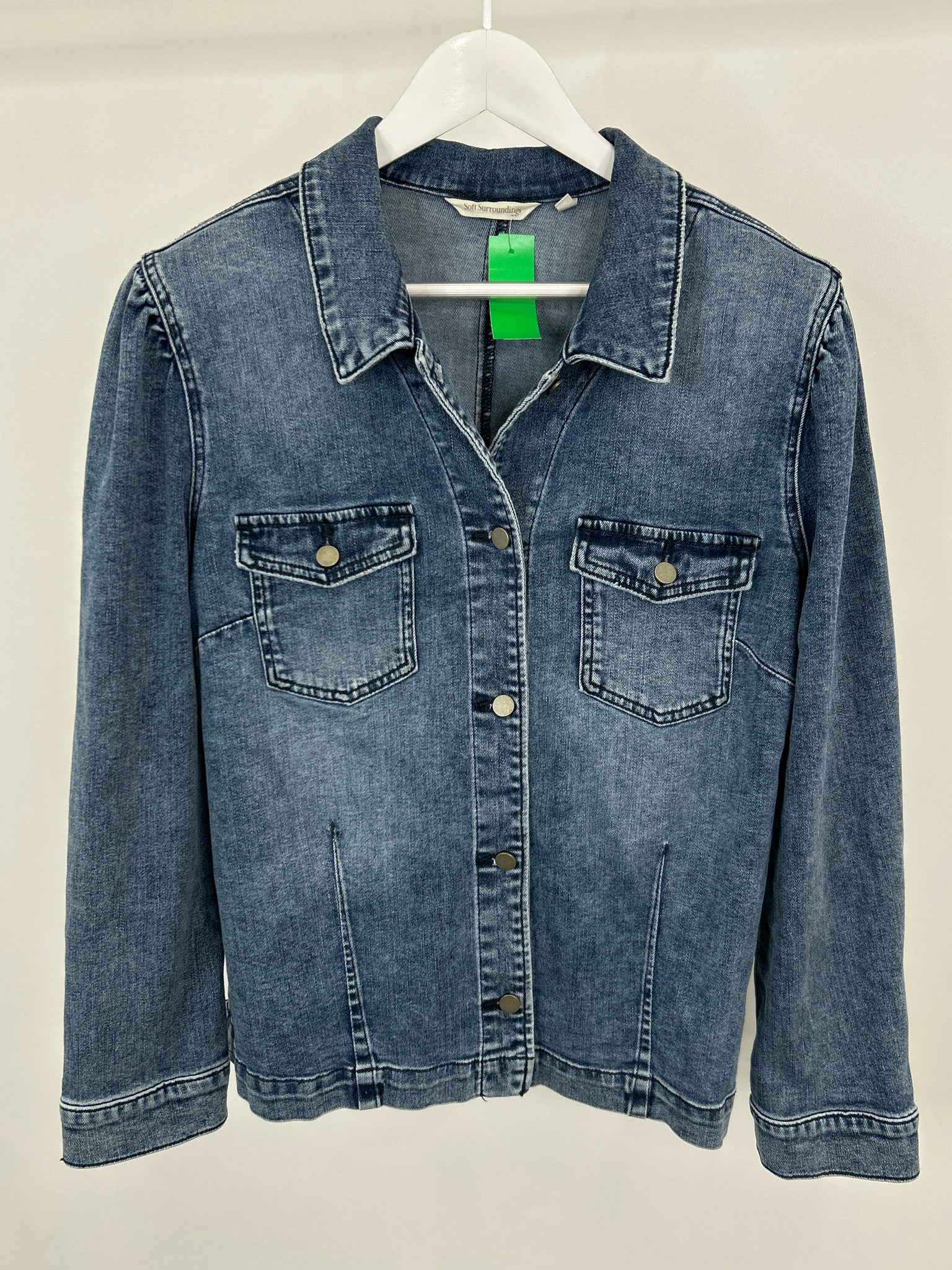 SOFT SURROUNDINGS Size XL BLUE DENIM Women Jacket