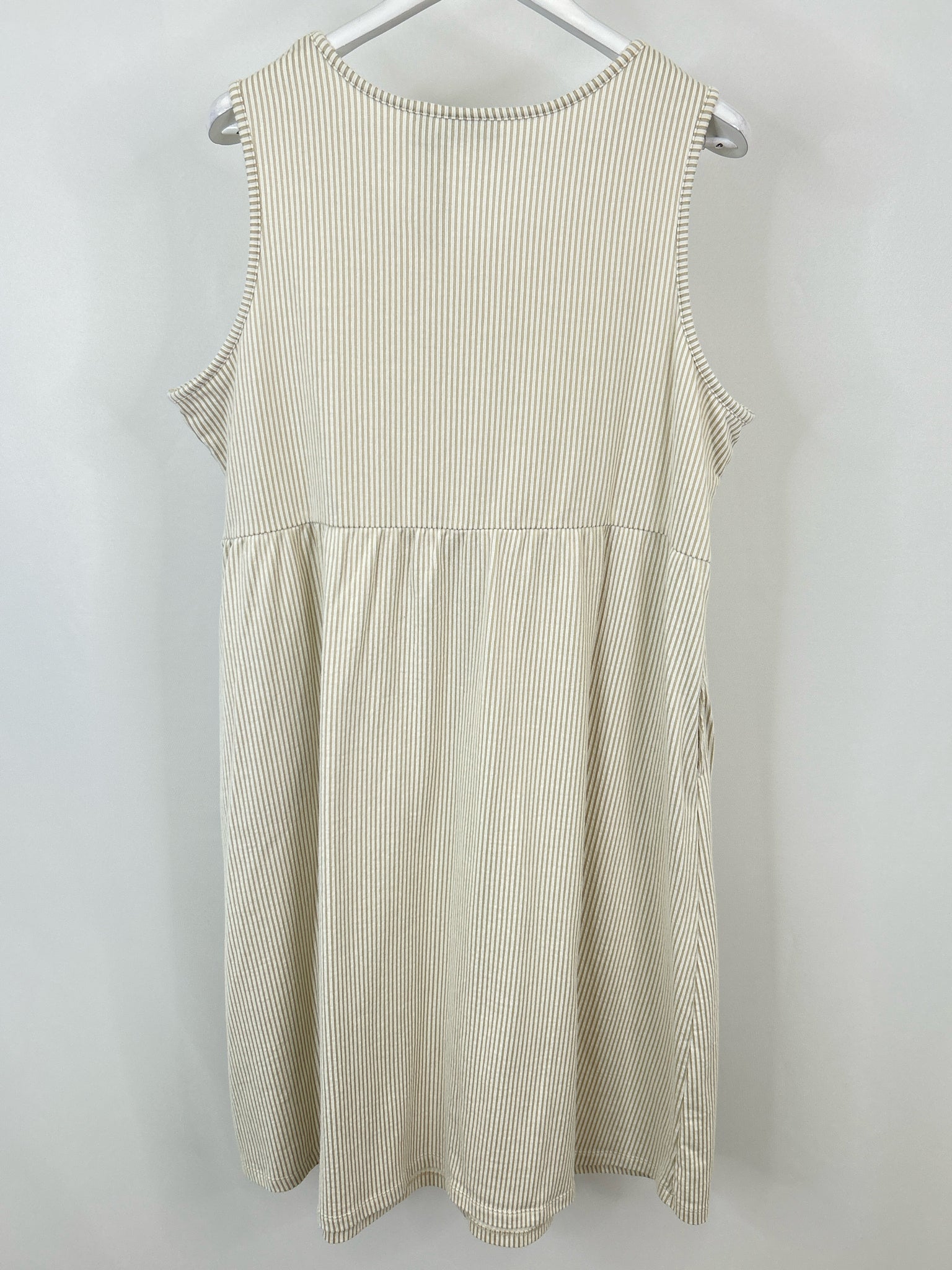 D&CO Size 1XP Beige striped Women Dress