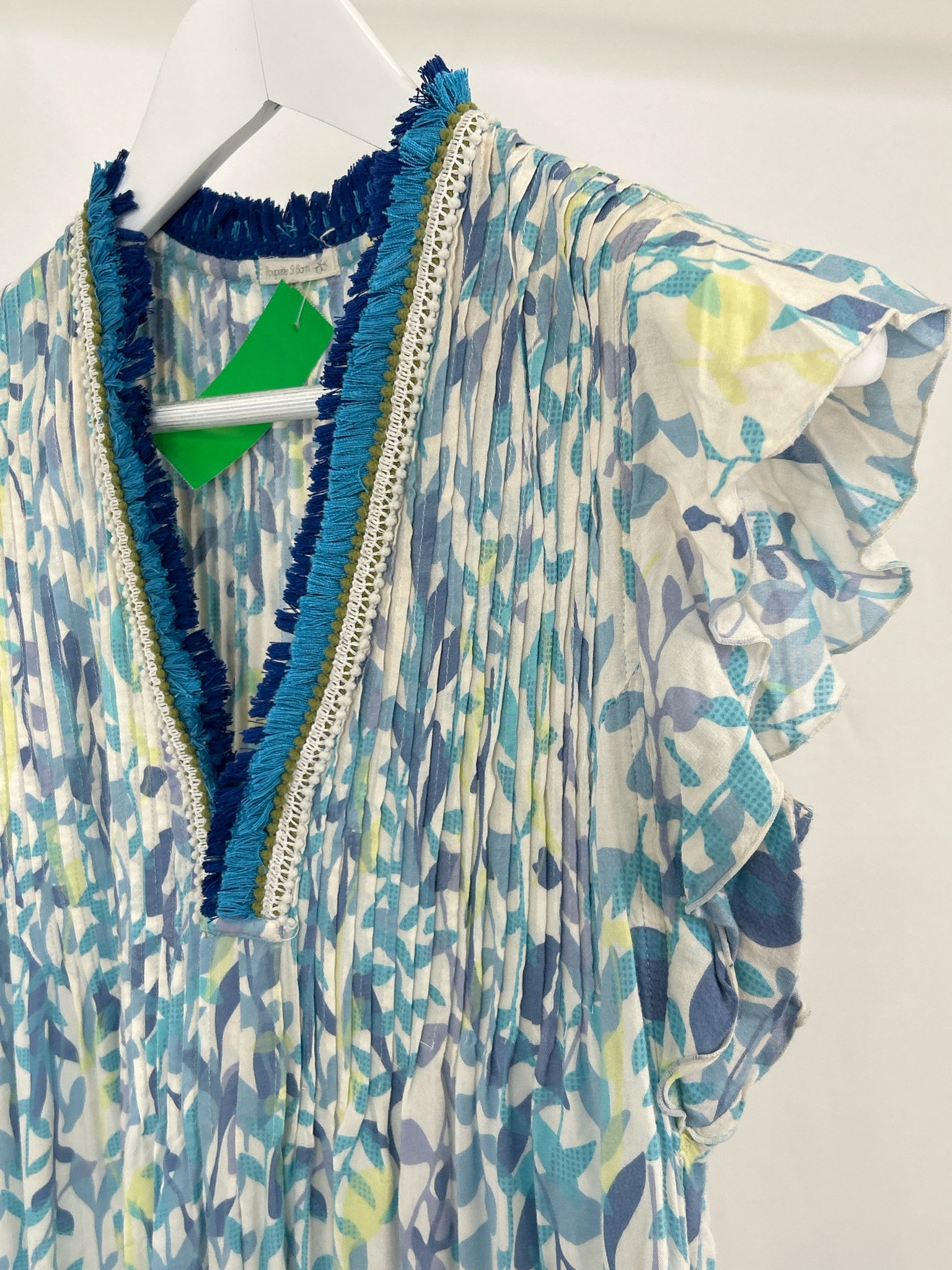 POUPETTE ST BARTH Size S Blue & Green Women Dress