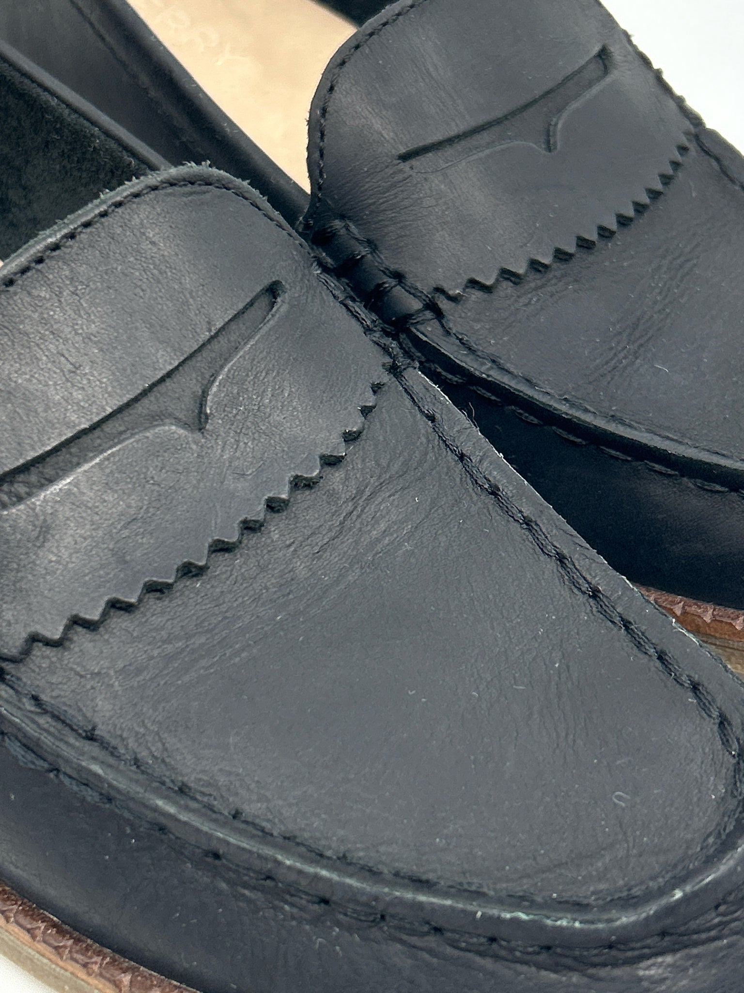 SPERRY Size 6.5 Black Women Loafer