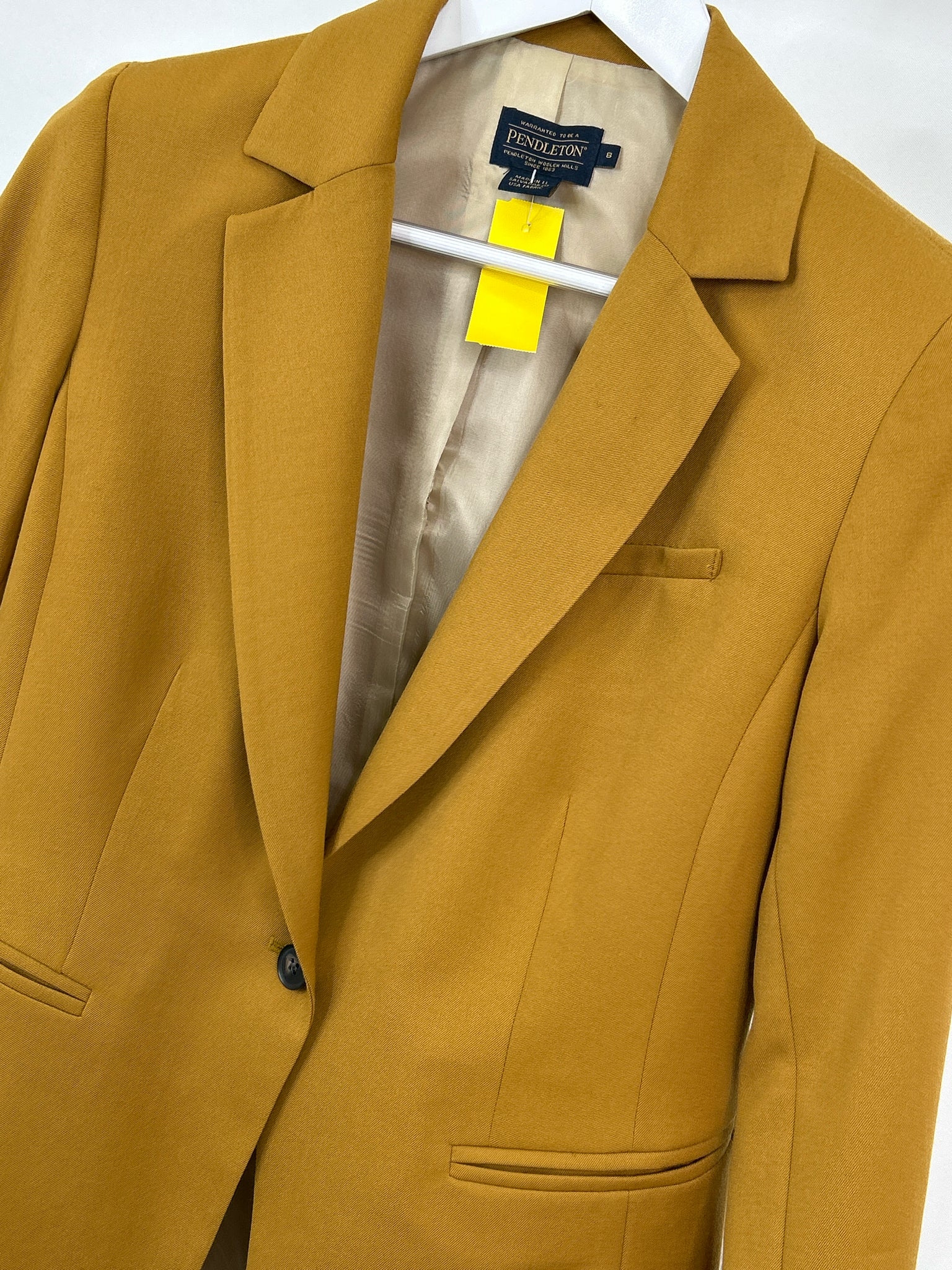 PENDLETON Size 8 Gold Women Blazer