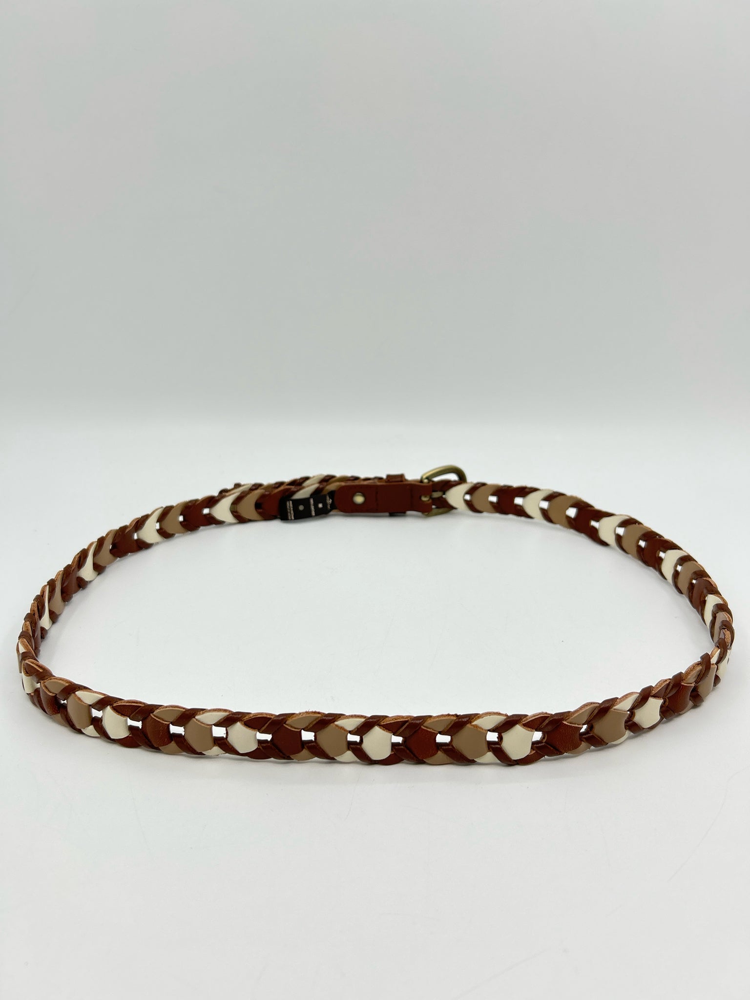 PATRICIA NASH Brown and Tan Belt