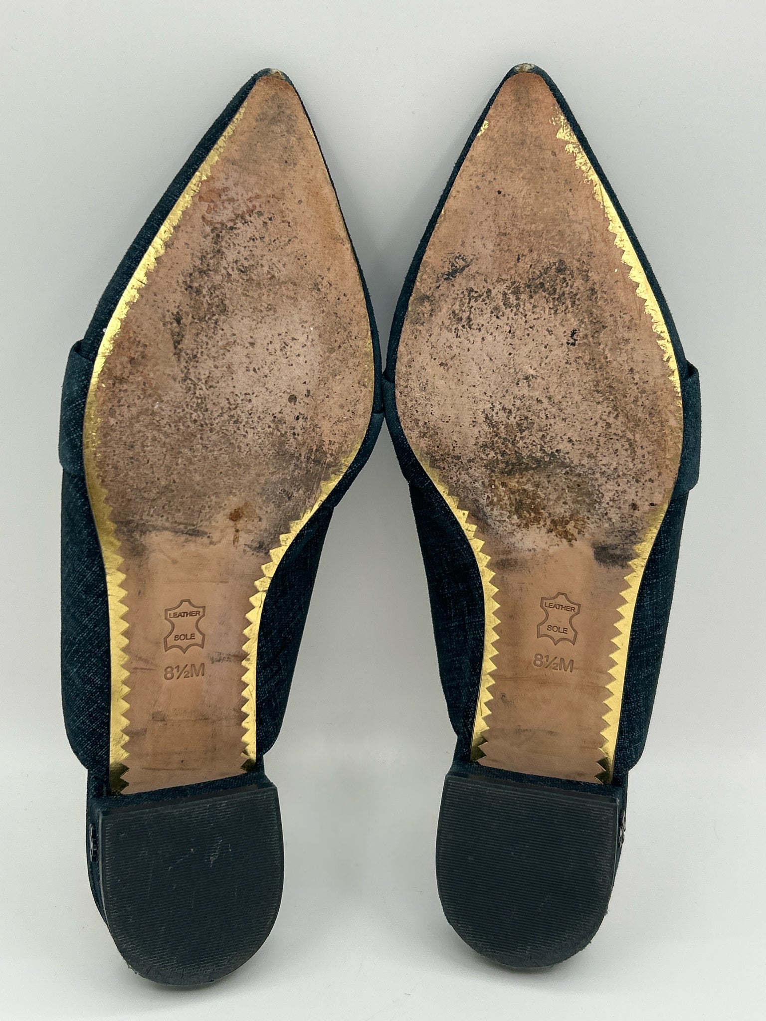 TORY BURCH Size 8.5M Navy Women Flats