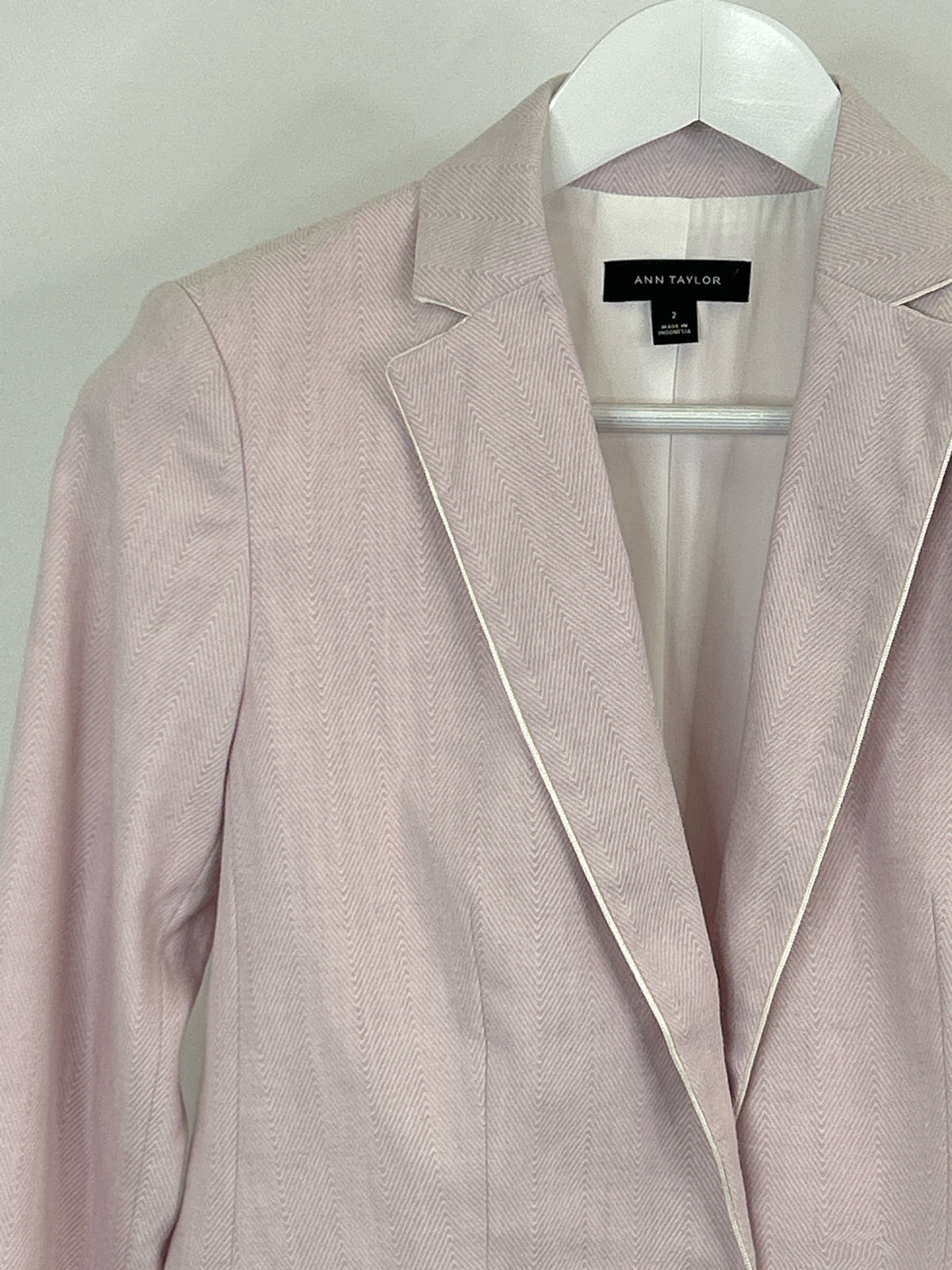 ANN TAYLOR Size 2 Pale Lilac Women Blazer