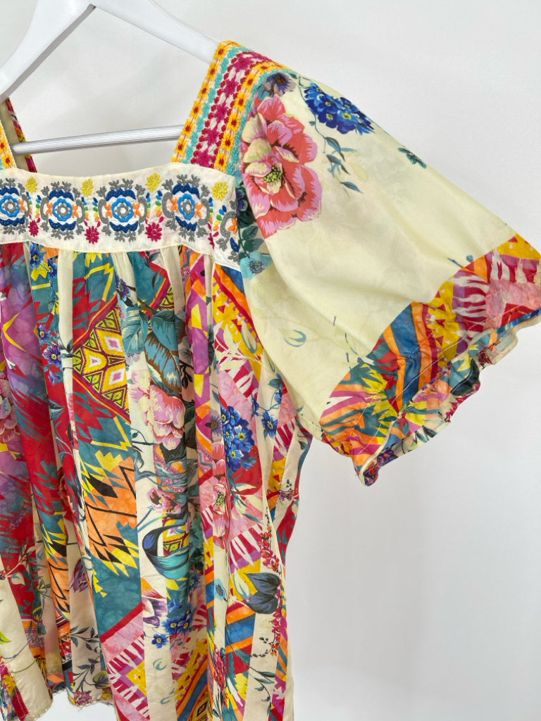 JOHNNY WAS Size M Multi-Color Women's Top