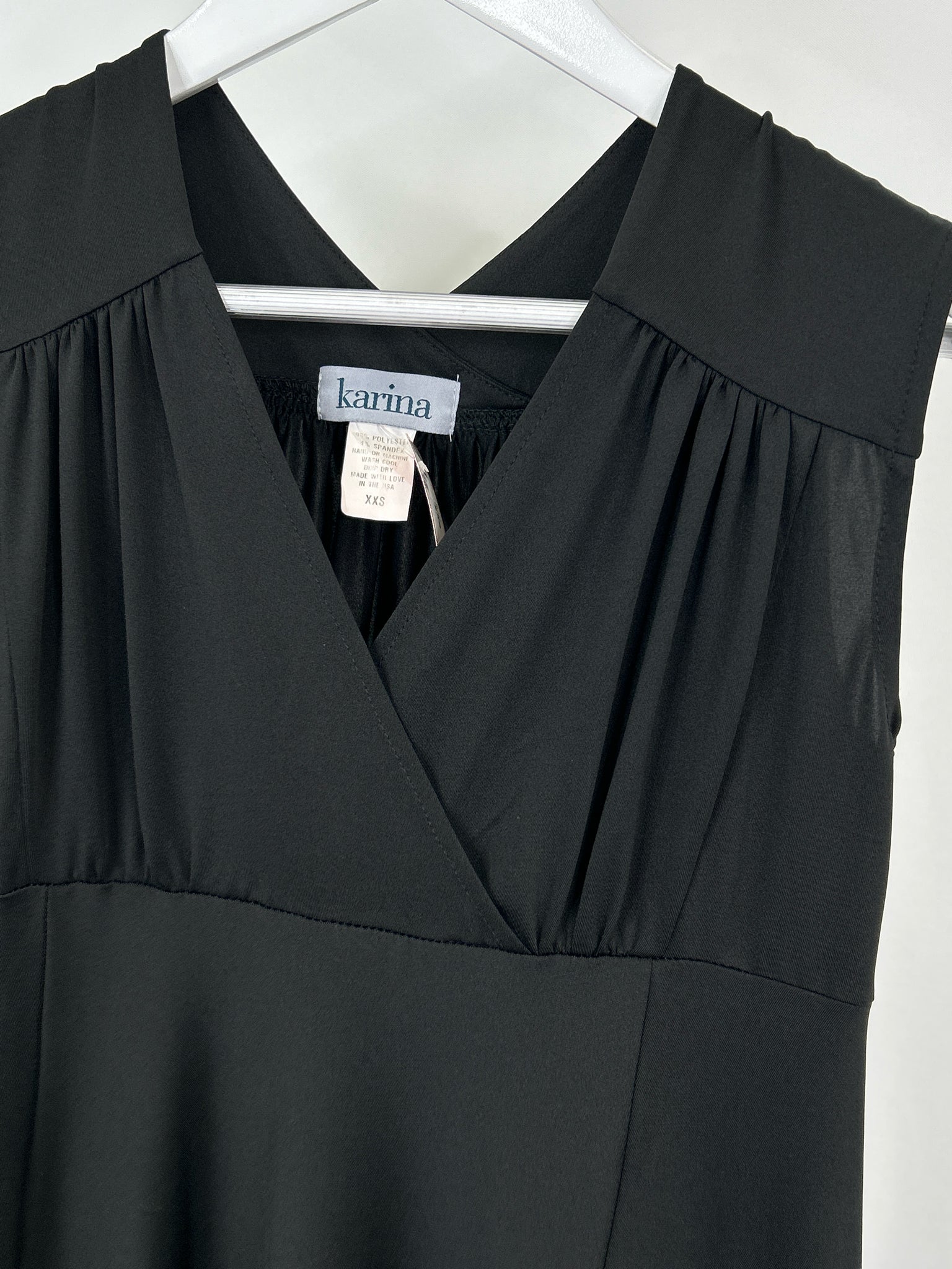 Karina Size XXS Black Women Dress