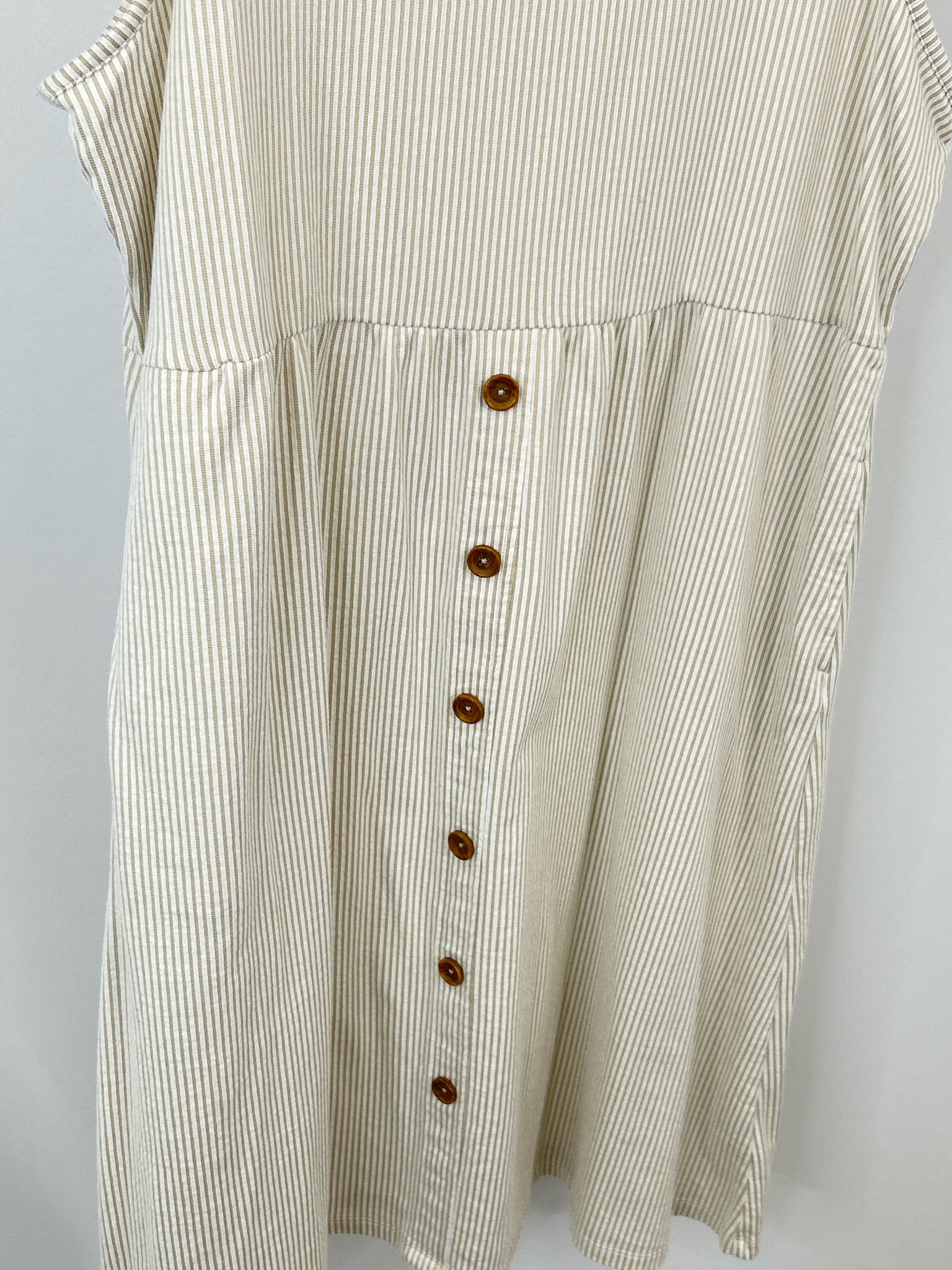 D&CO Size 1XP Beige striped Women Dress
