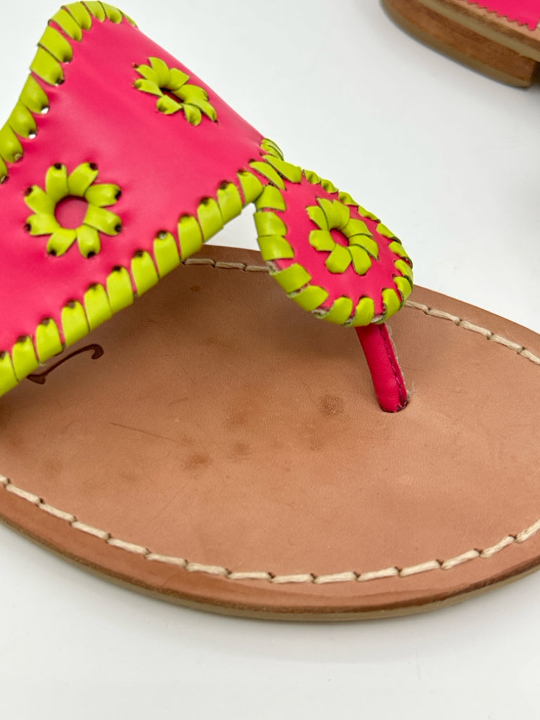JACK ROGERS Size 8.5 Hot Pink Women's Sandal