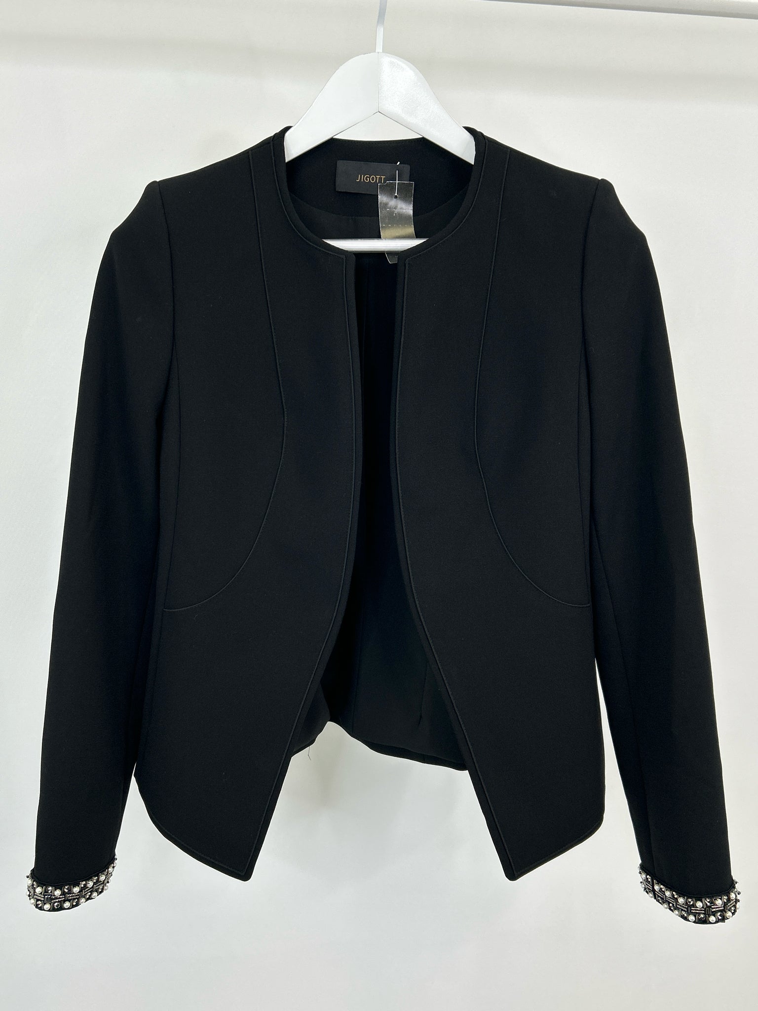 JIGOTT Size S Black Women Blazer