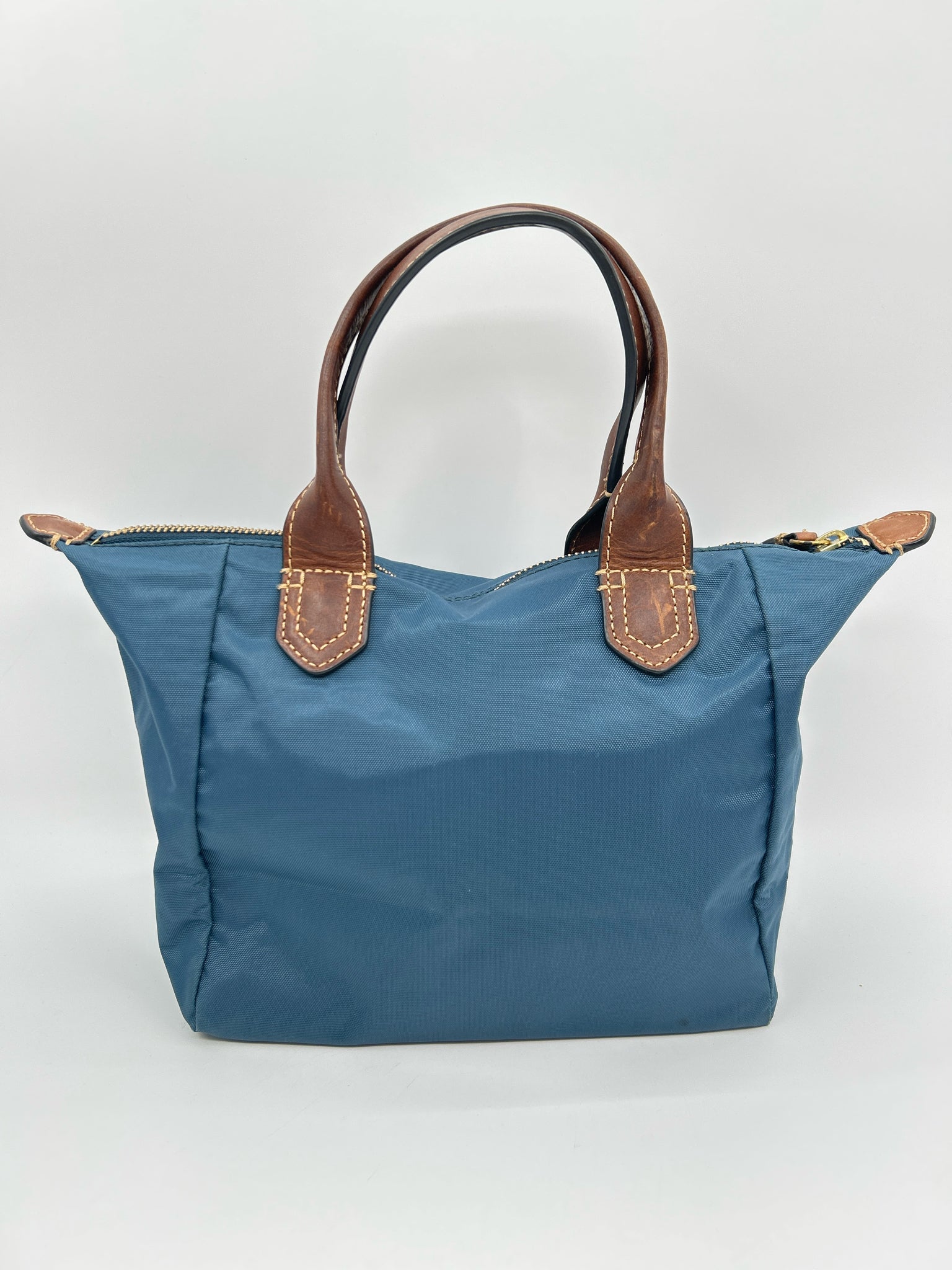 FRYE Blue and Brown Women Purse