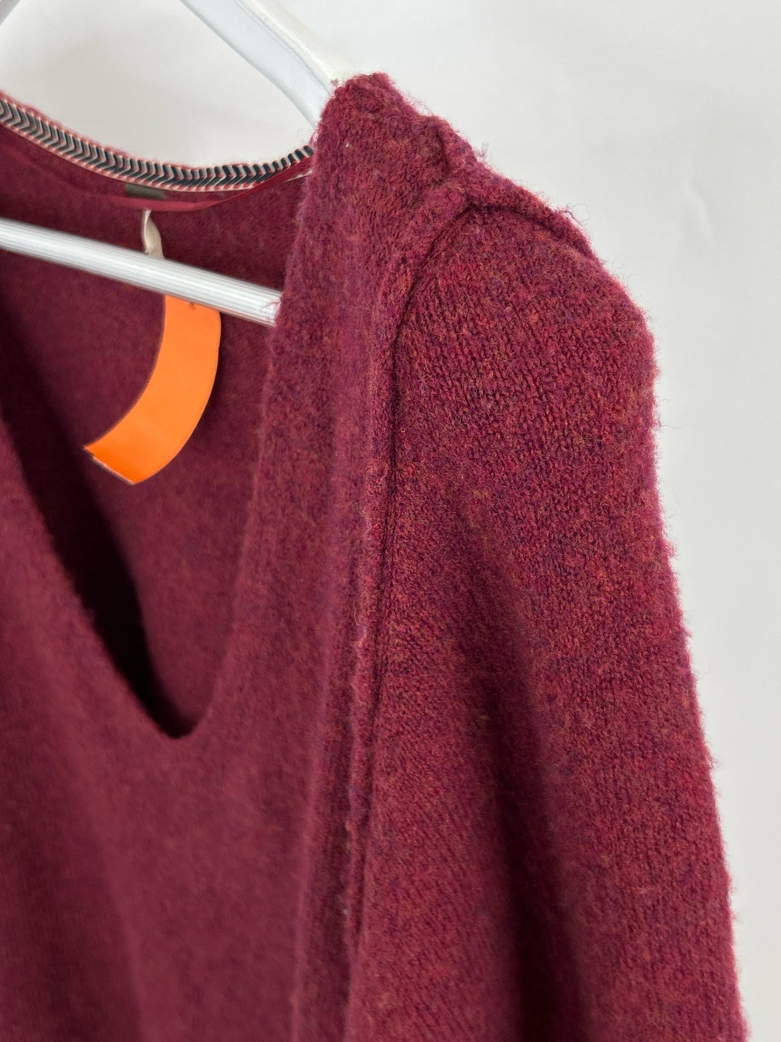 FREE PEOPLE Size M WINE Women Sweater