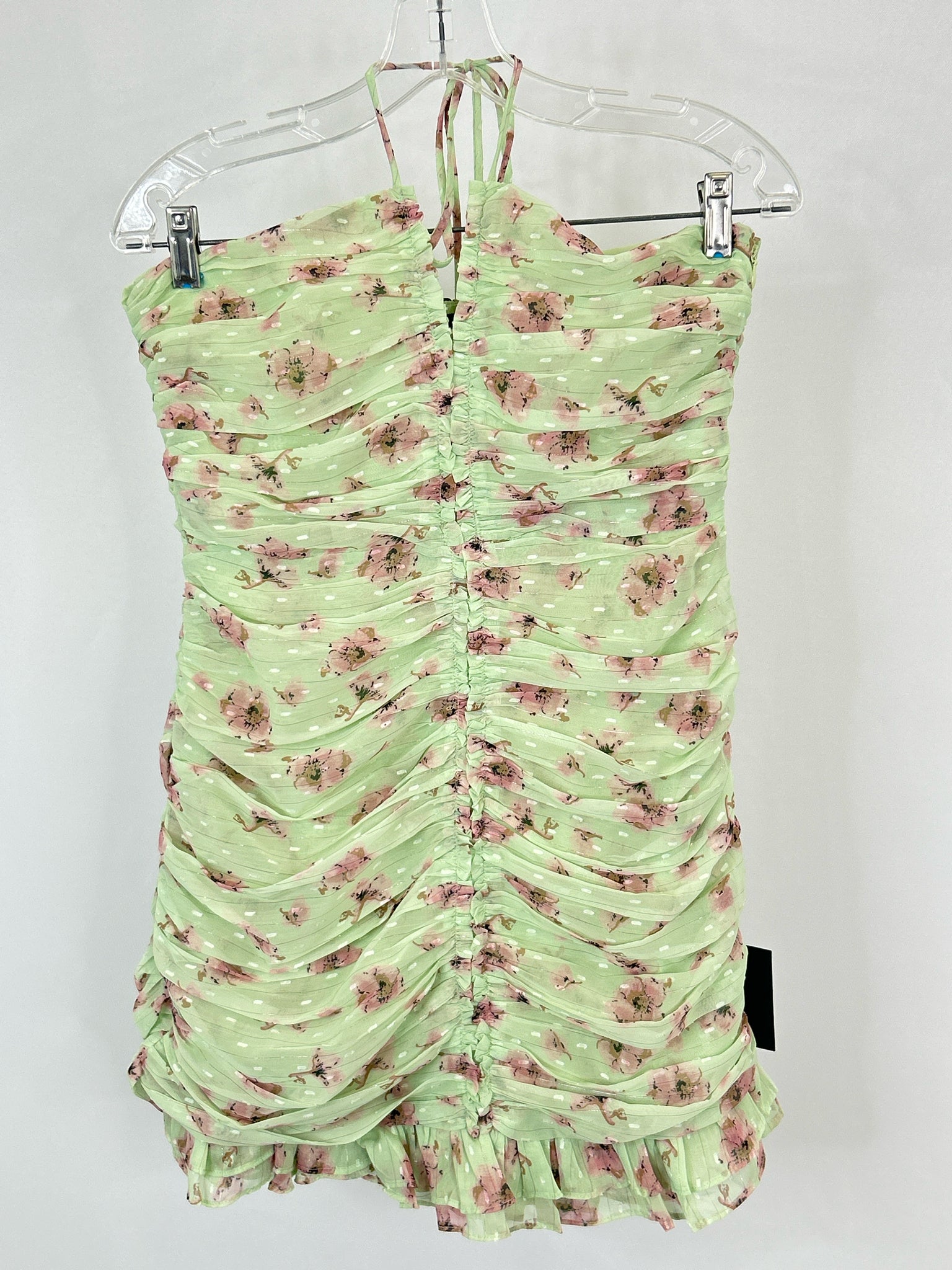 LULU'S Size M Green Floral Women Dress NWT