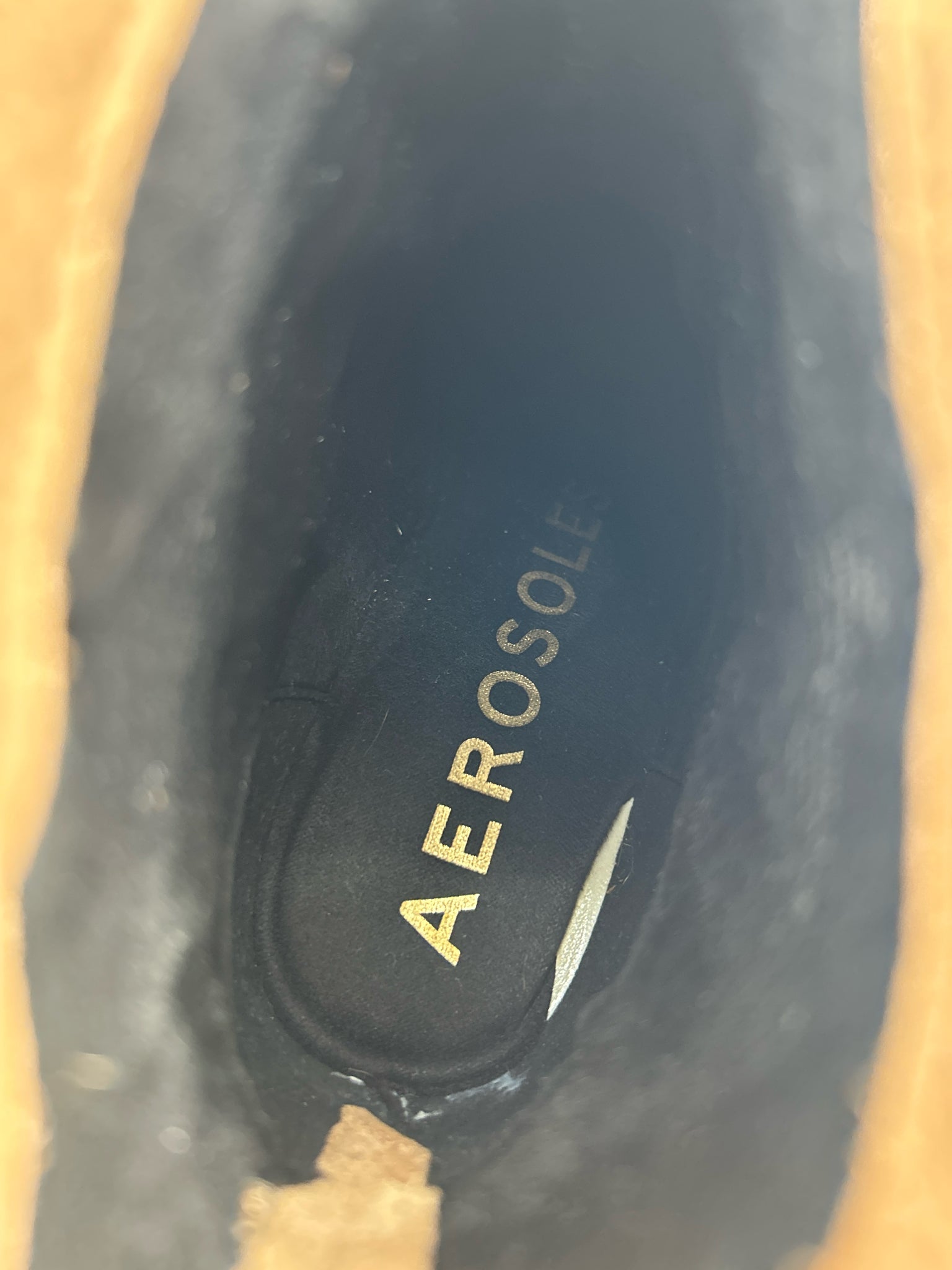 AEROSOLES Size 7.5M Camel Women Boots