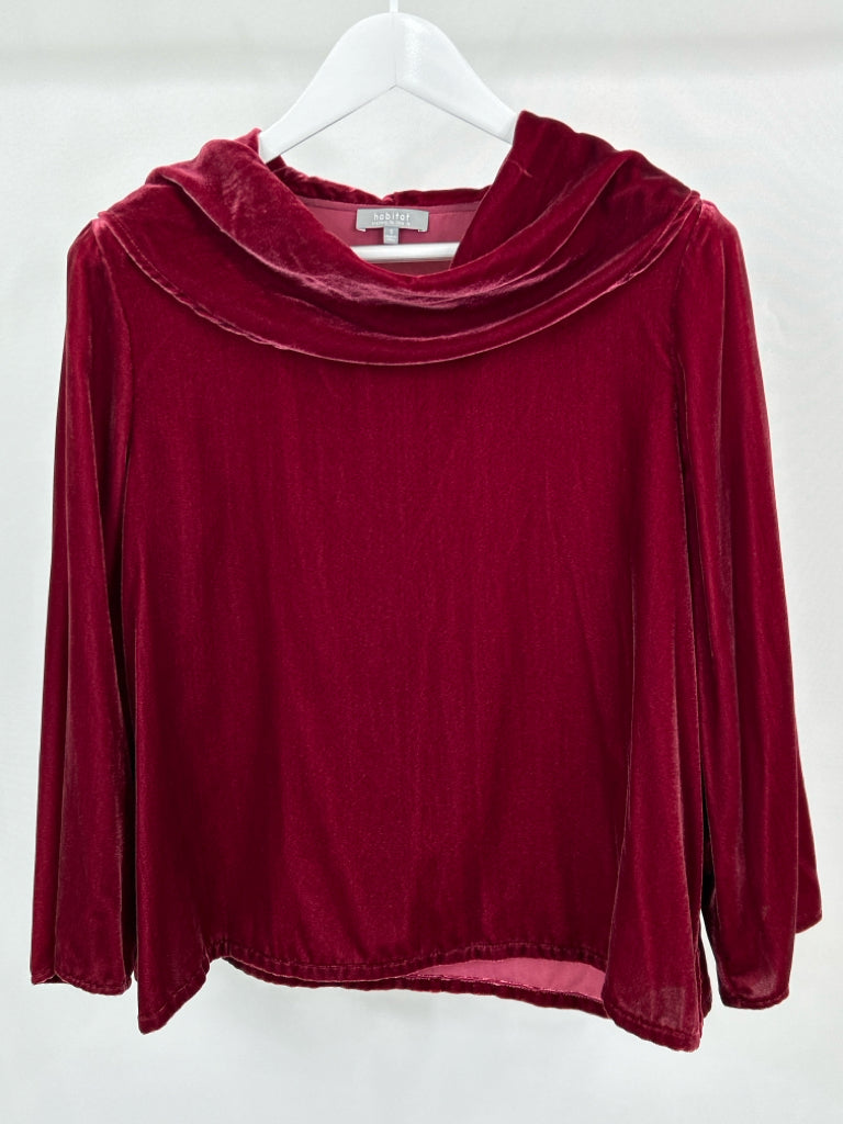 HABITAT Women Size S Cranberry Top