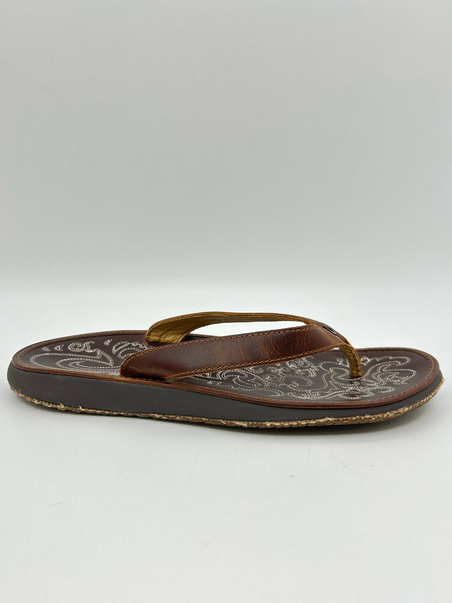 OLUKAI Size 9B Brown Women Sandal