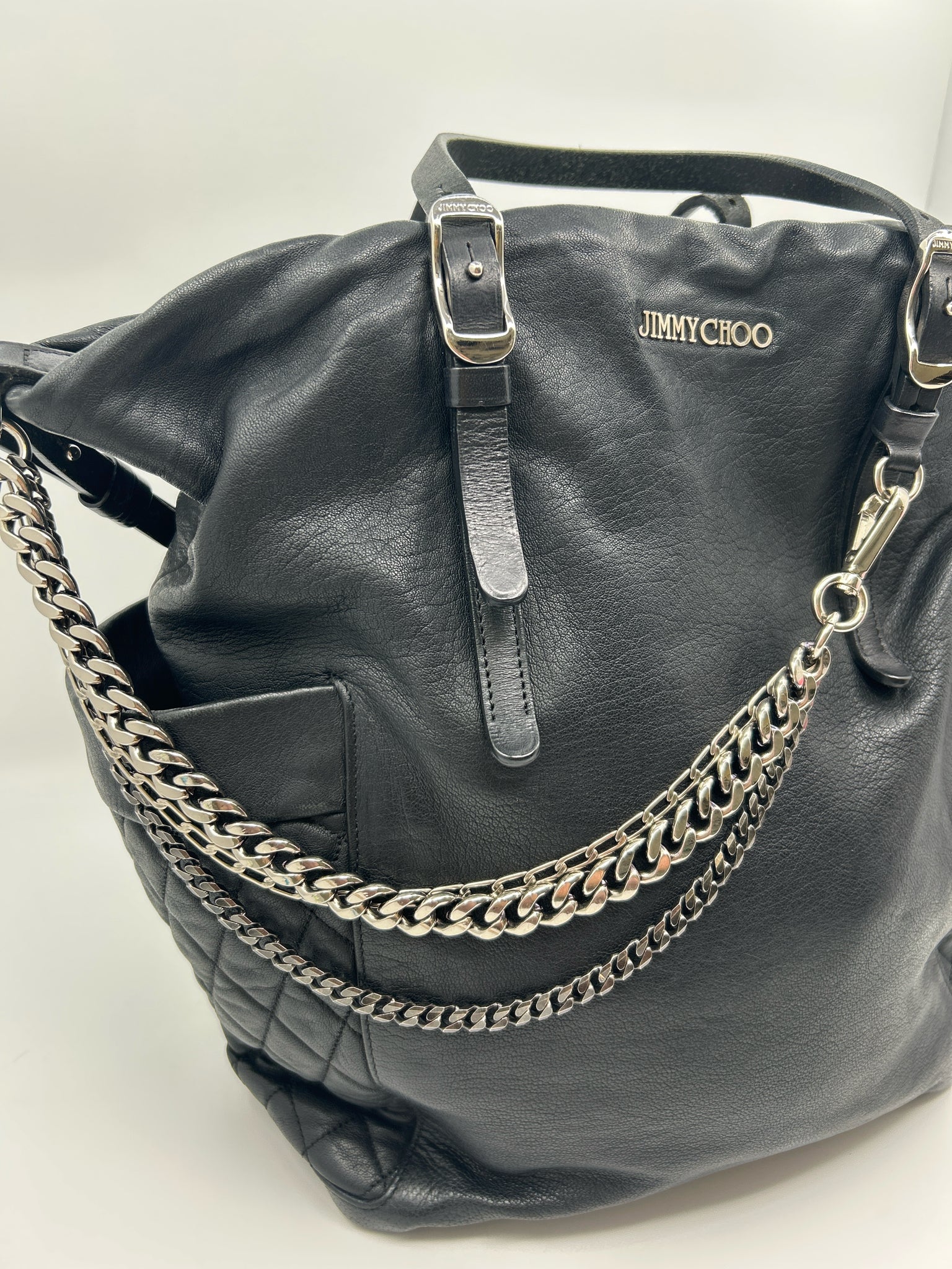 JIMMY CHOO Black Women Purse