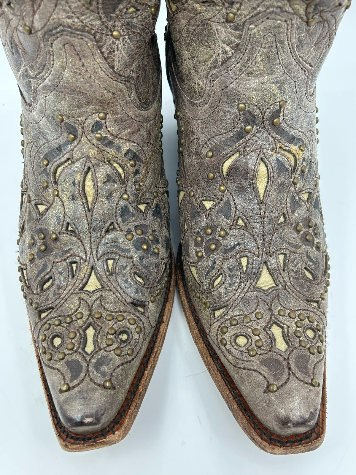 CORRAL Size 8.5M Taupe Women Boots