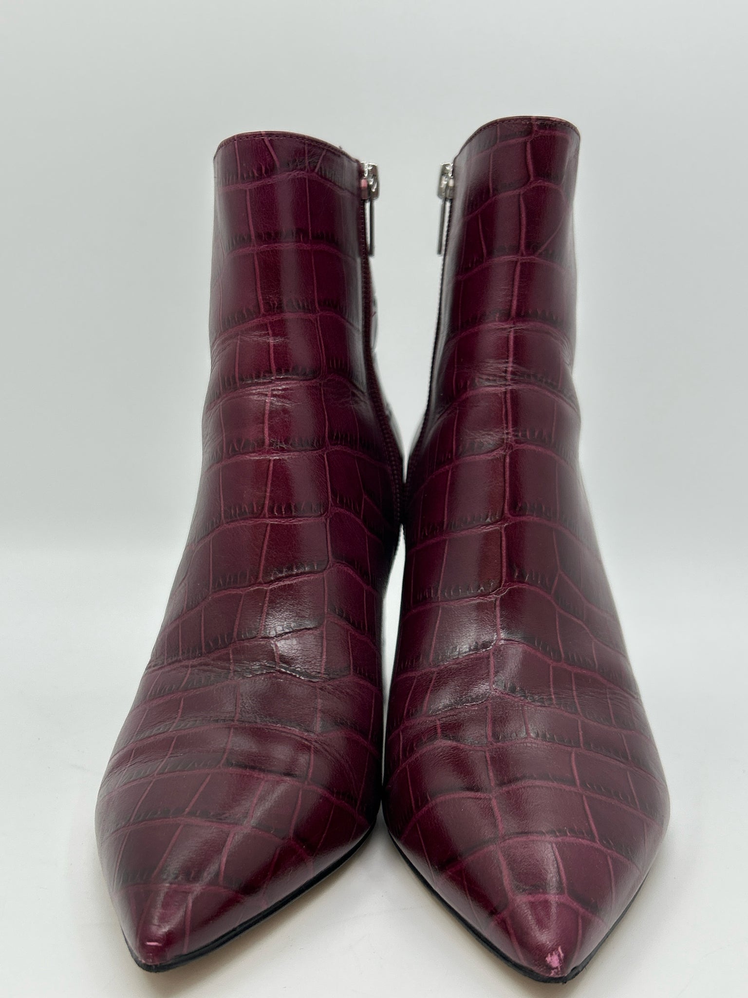 MARC FISHER Size 8.5M Burgundy Women Booties