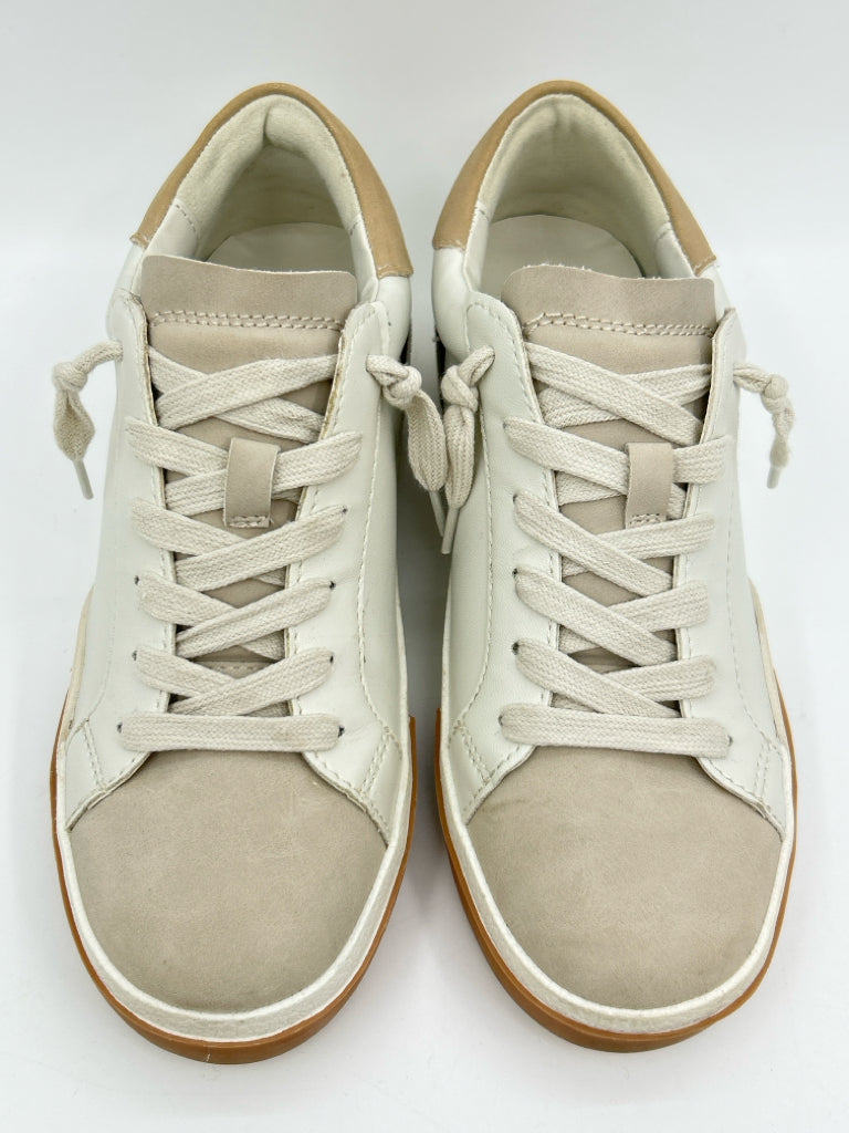 DOLCE VITA Women Size 6.5 Cream and White Sneakers