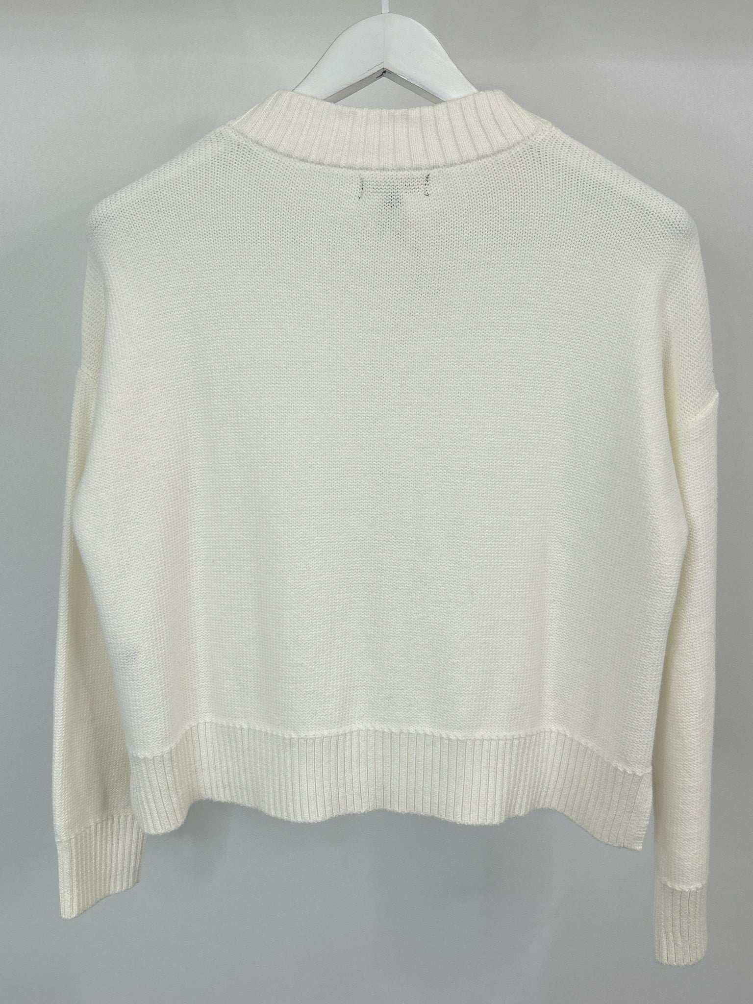 QUINCE Size S White Women Cardigan