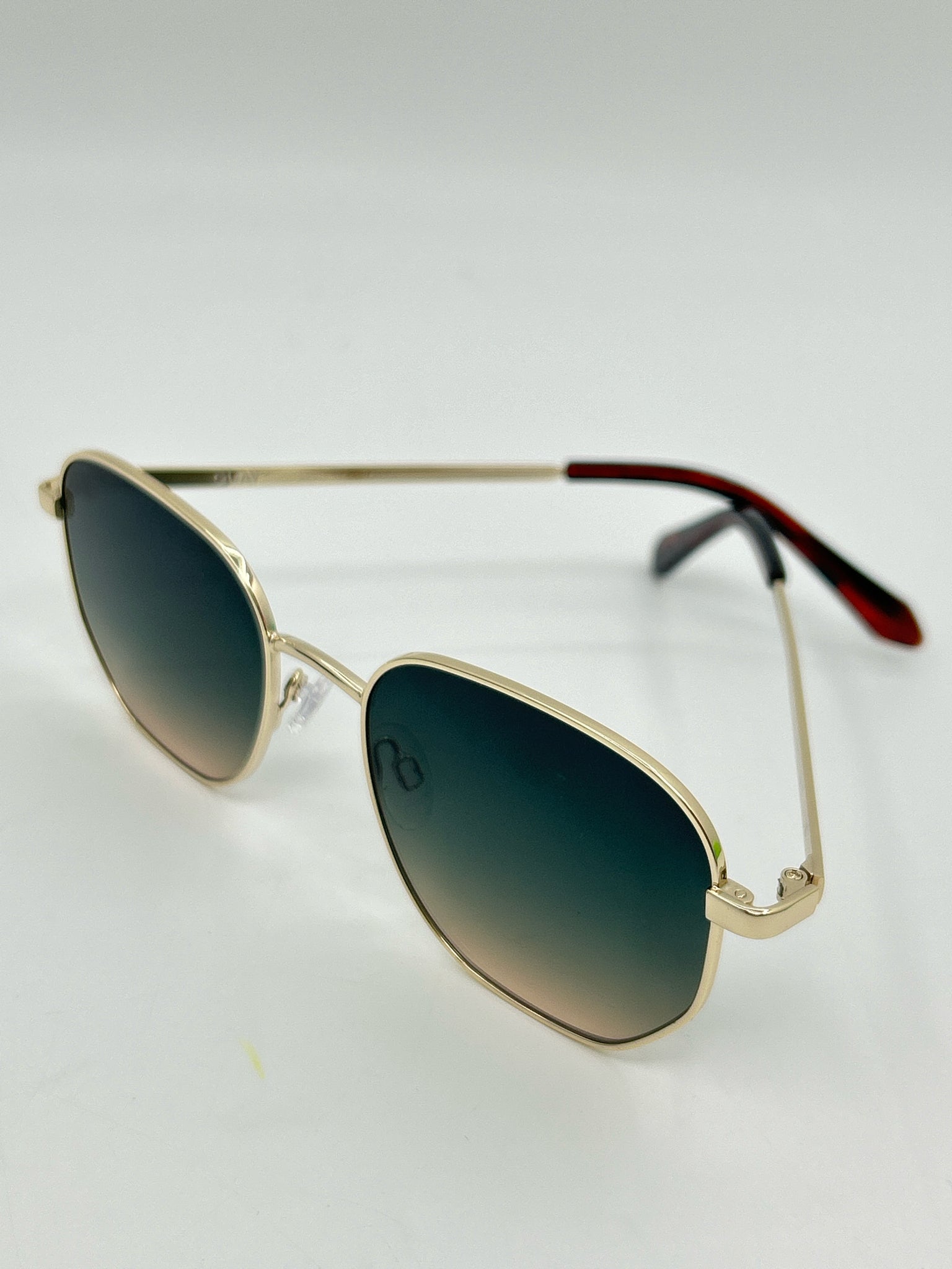 QUAY Gold Sunglasses