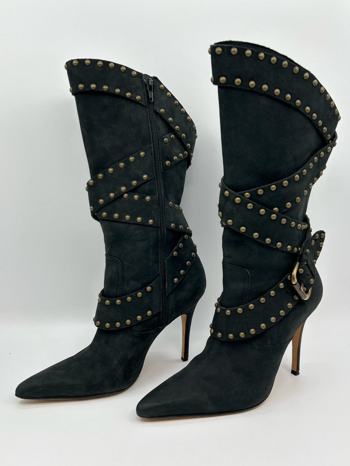 MANOLO BLAHNIK Size 40 Black Women Boots