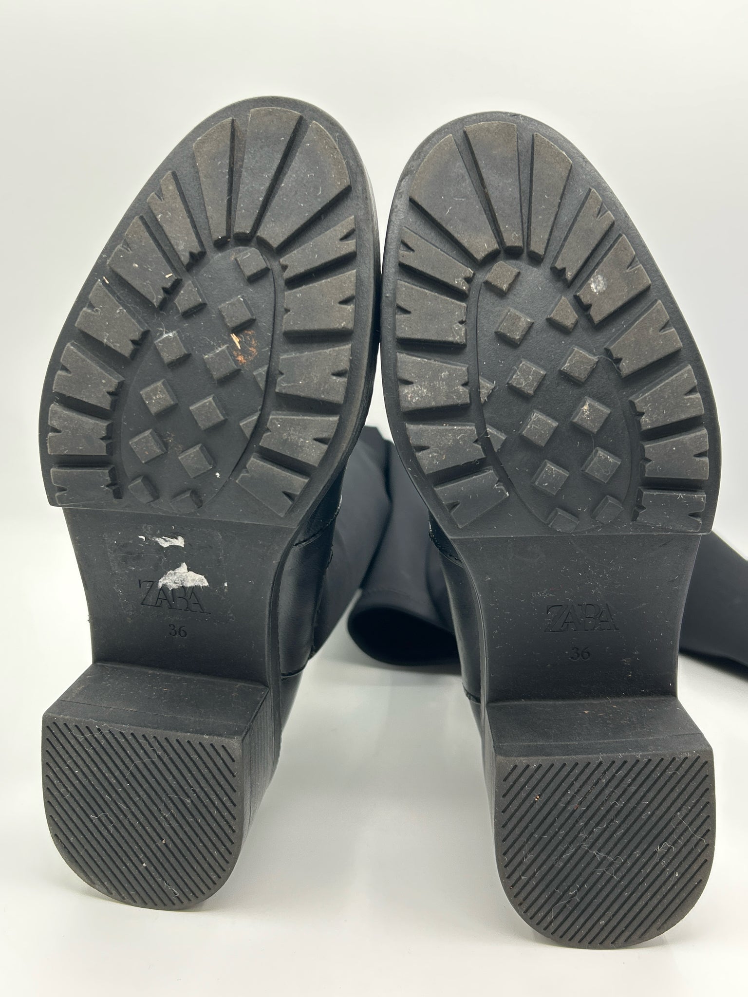 ZARA Size 36 Black Women Boots