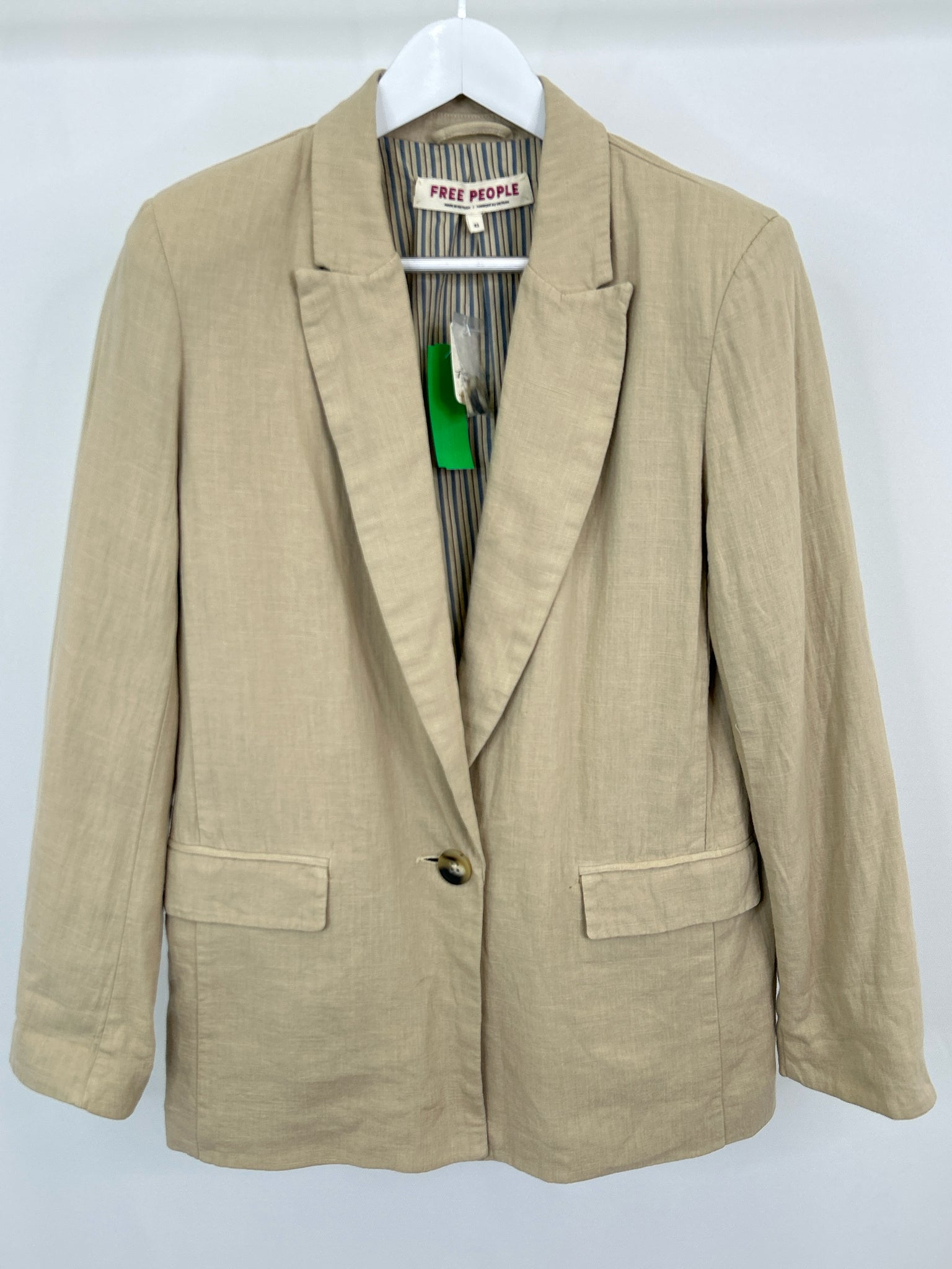 FREE PEOPLE Size XS KHAKI Women Jacket