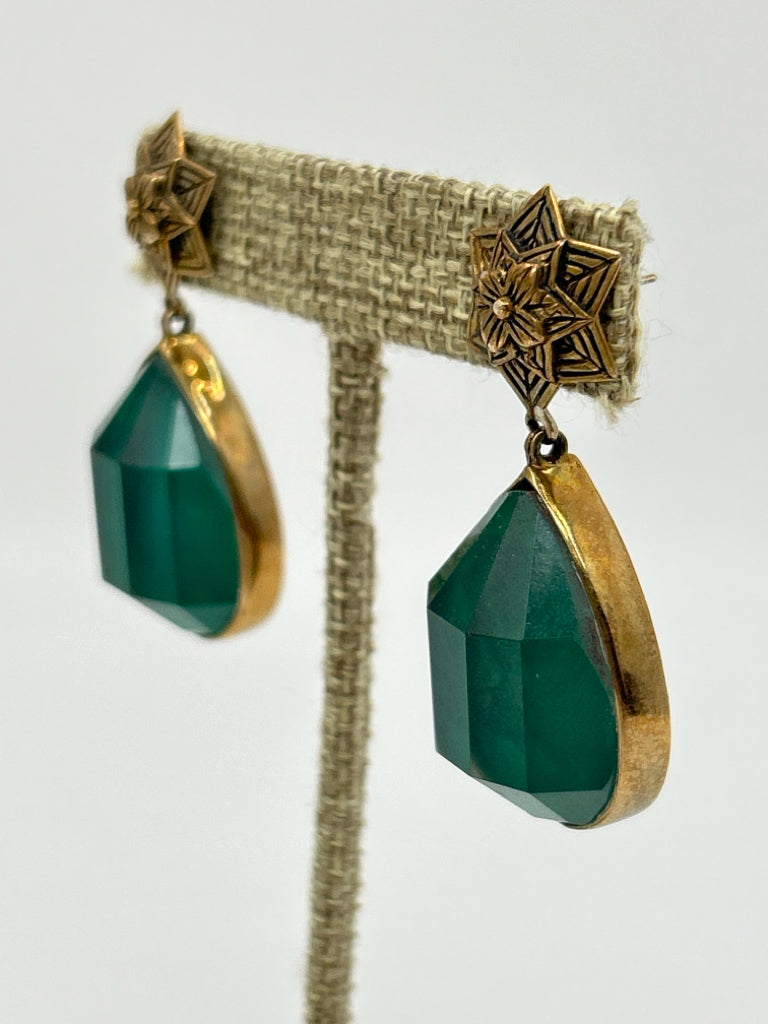STEPHEN DWECK GOLD AND GREEN Earrings