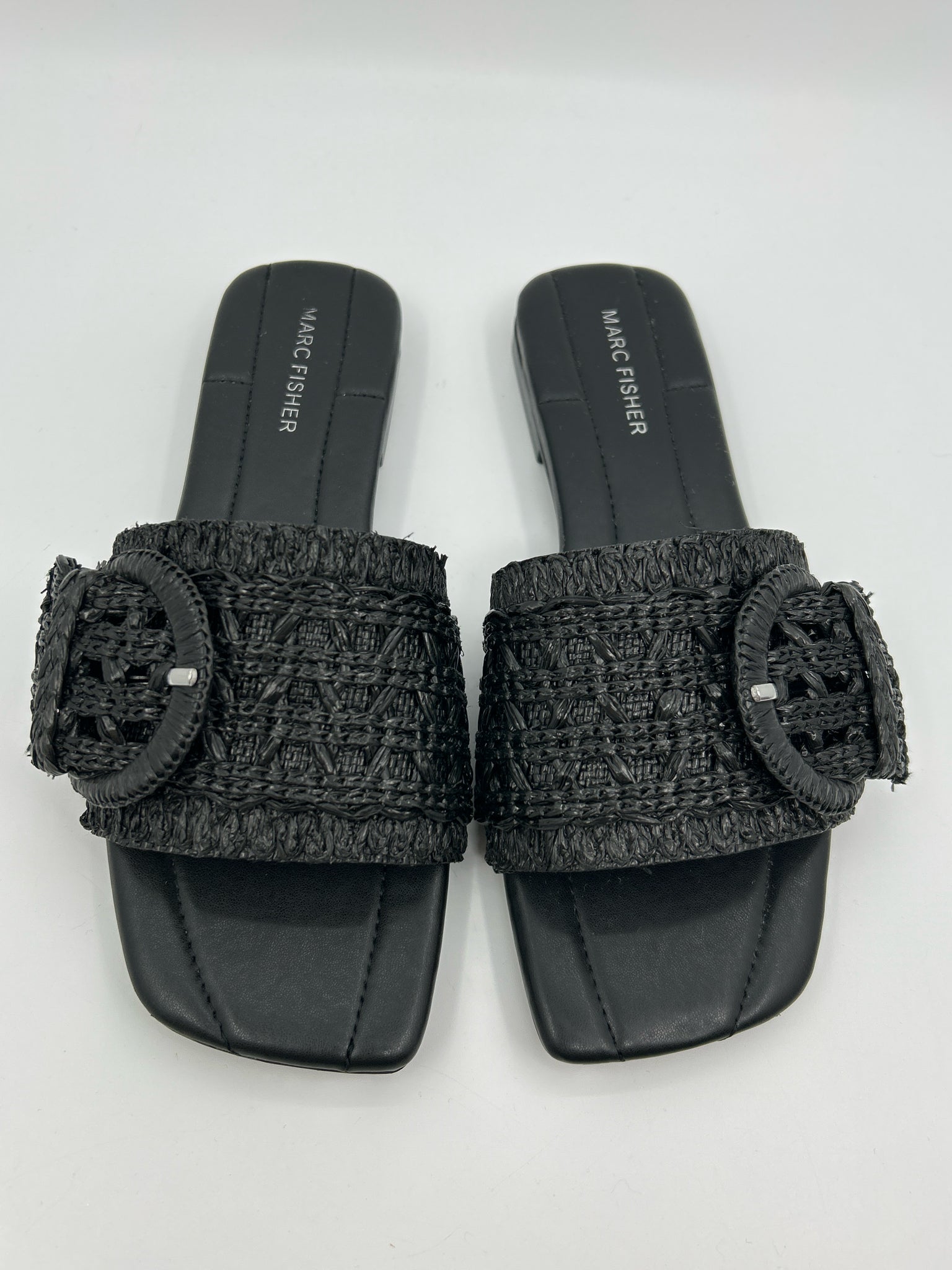 MARC FISHER Size 7.5M Black Women's Sandal