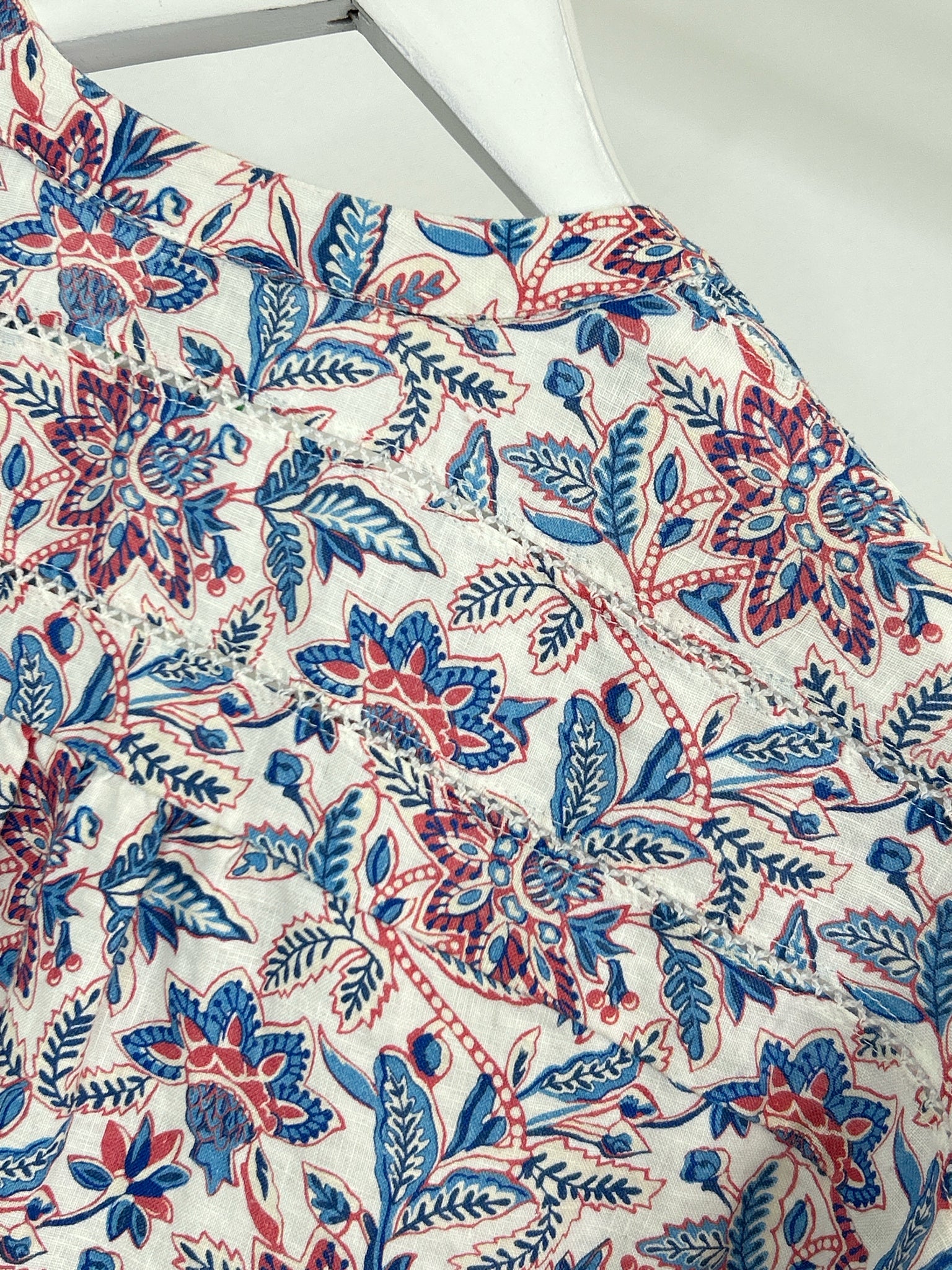J. McLaughlin Size M White Floral Women Dress