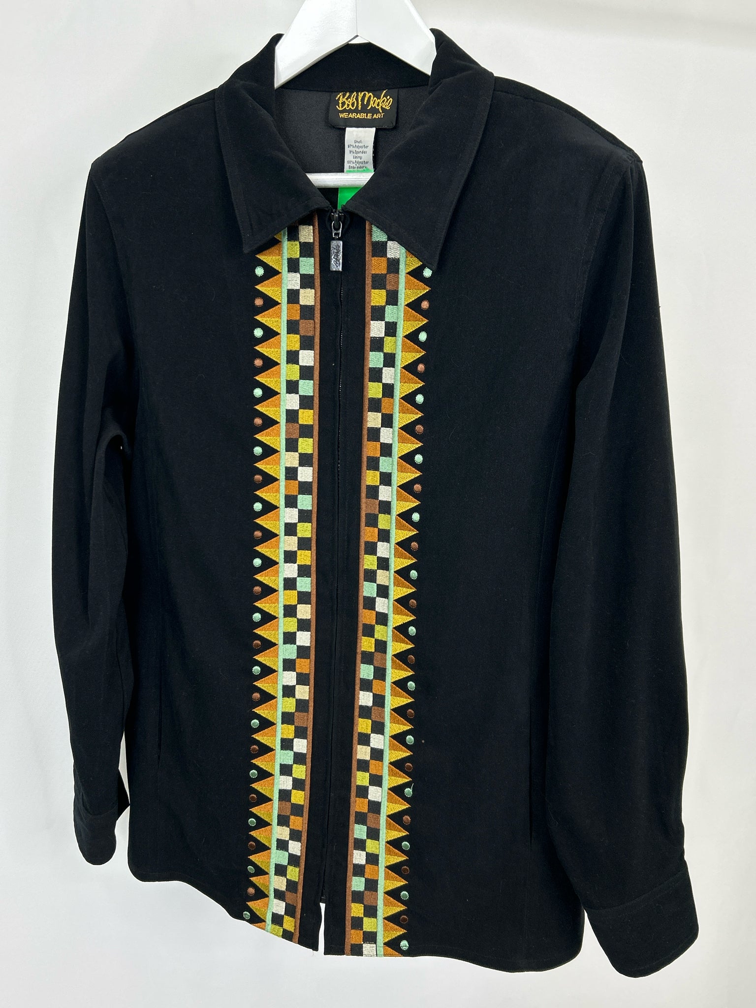 BOB MACKIE Size L Black Women Jacket