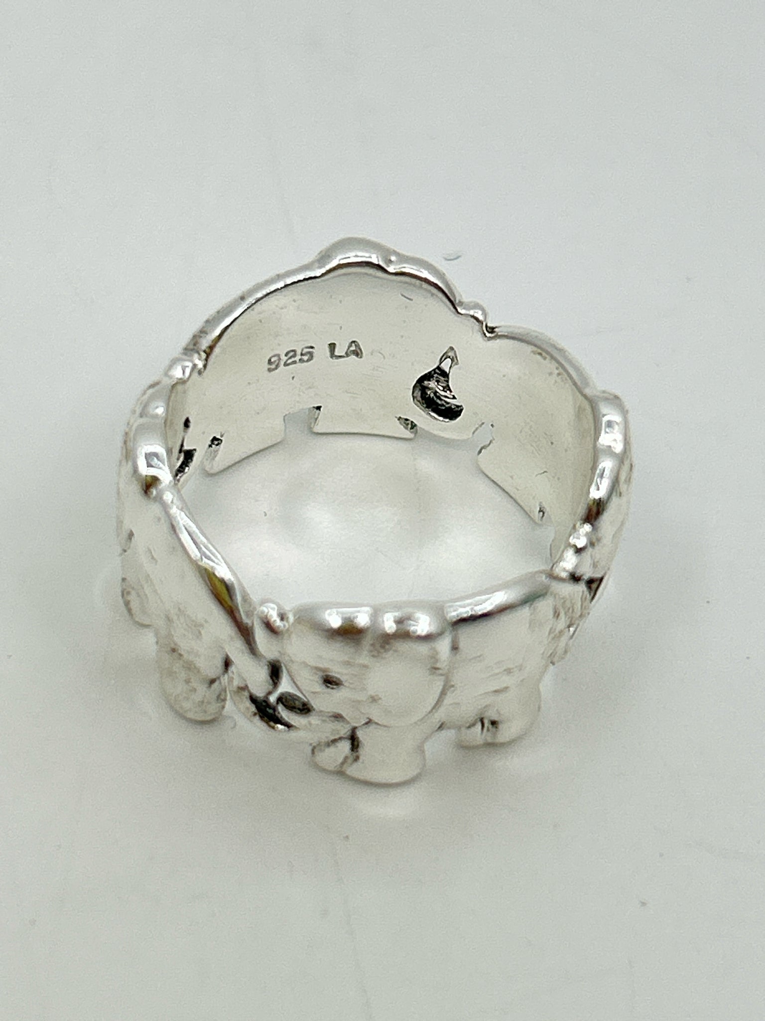 925 LA sterling silver Size 7 Elephant Ring