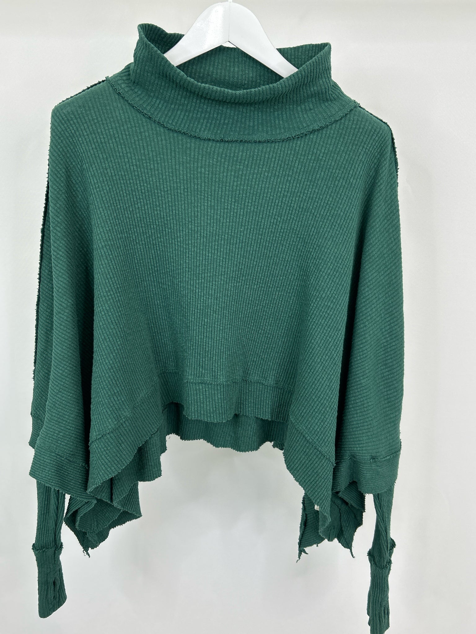 FREE PEOPLE Size M Green Women Pullover