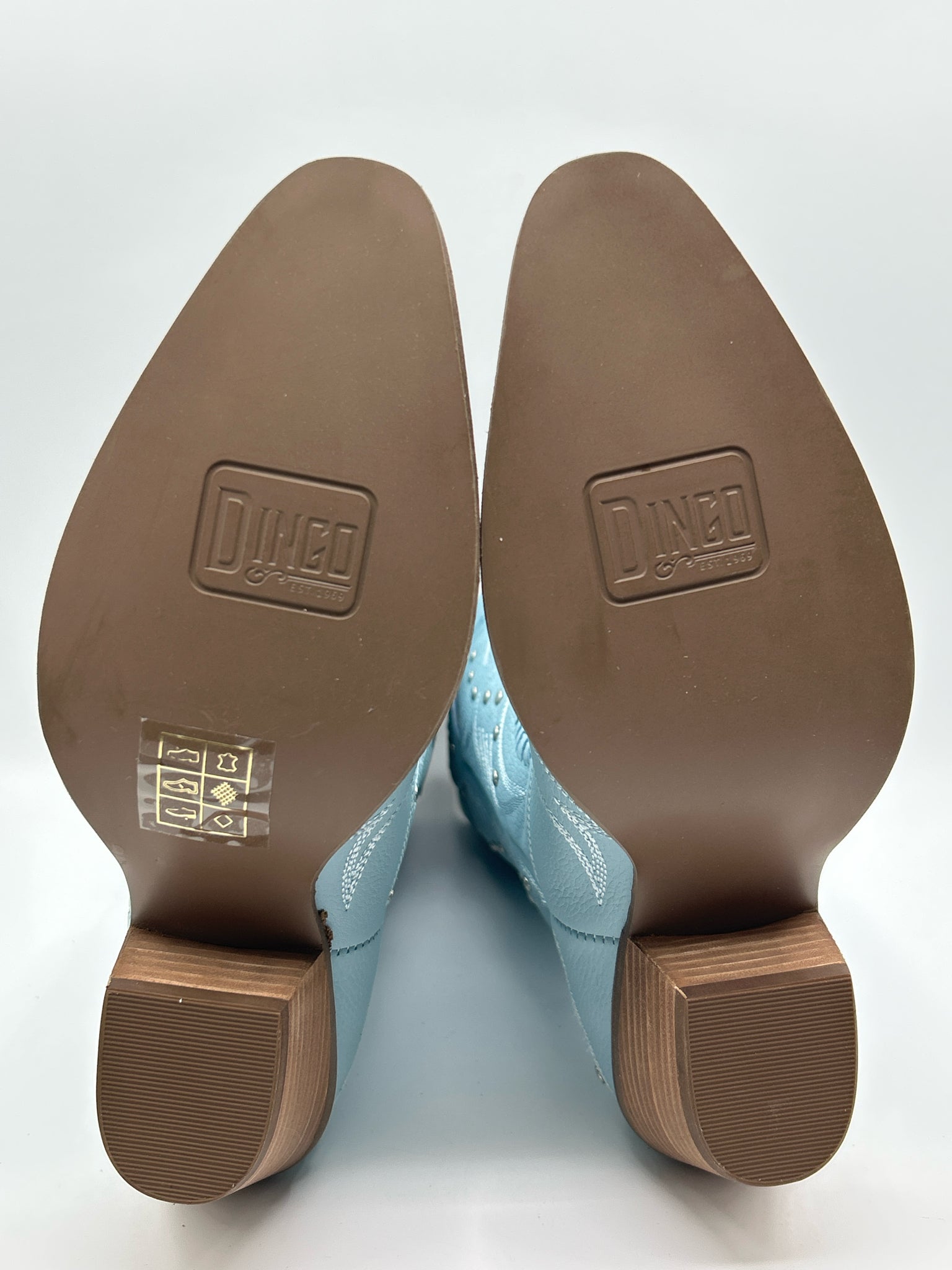 DINGO Size 7.5M Pale Blue Women Boots