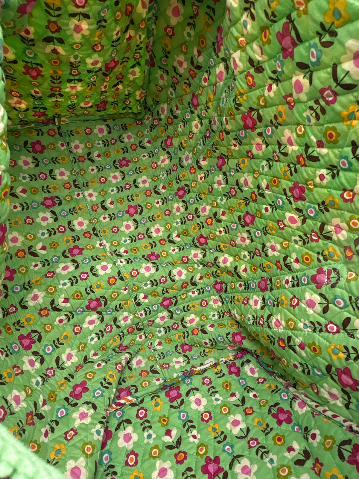 VERA BRADLEY Green Print Luggage