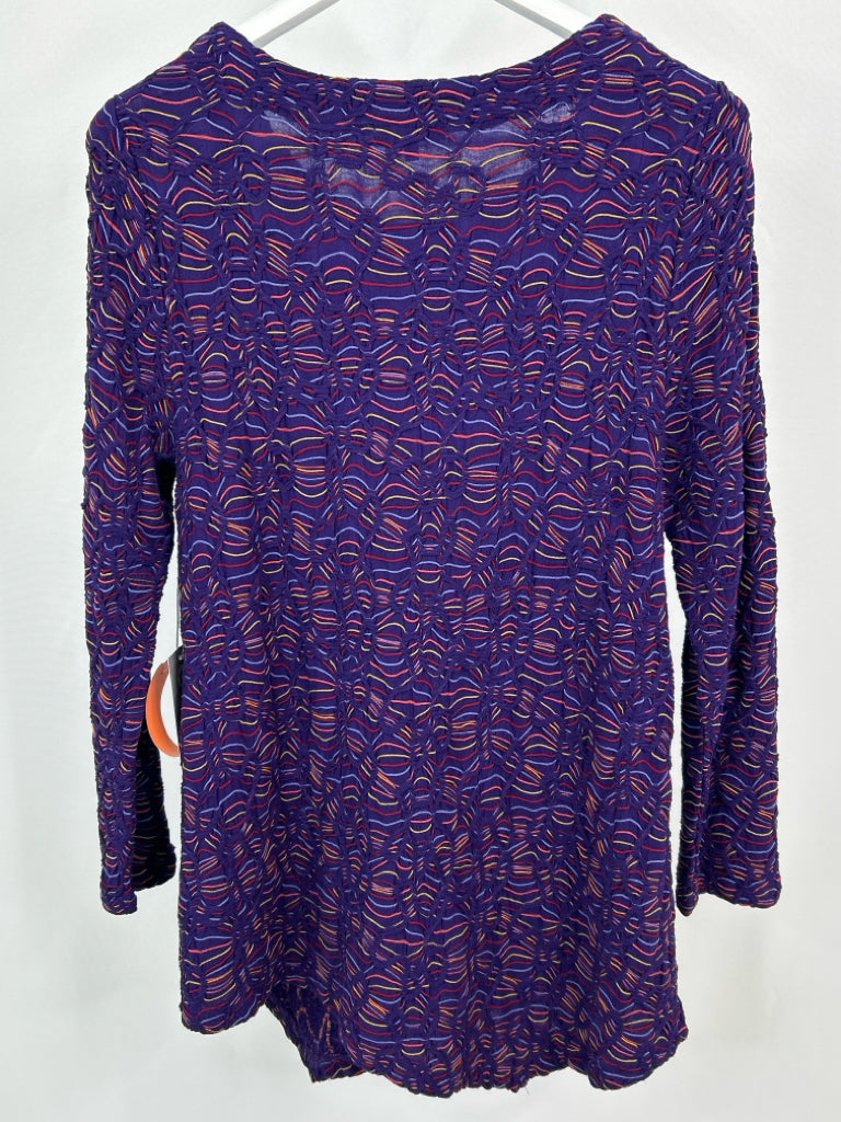 HABITAT Women Size S Plum Print Tunic