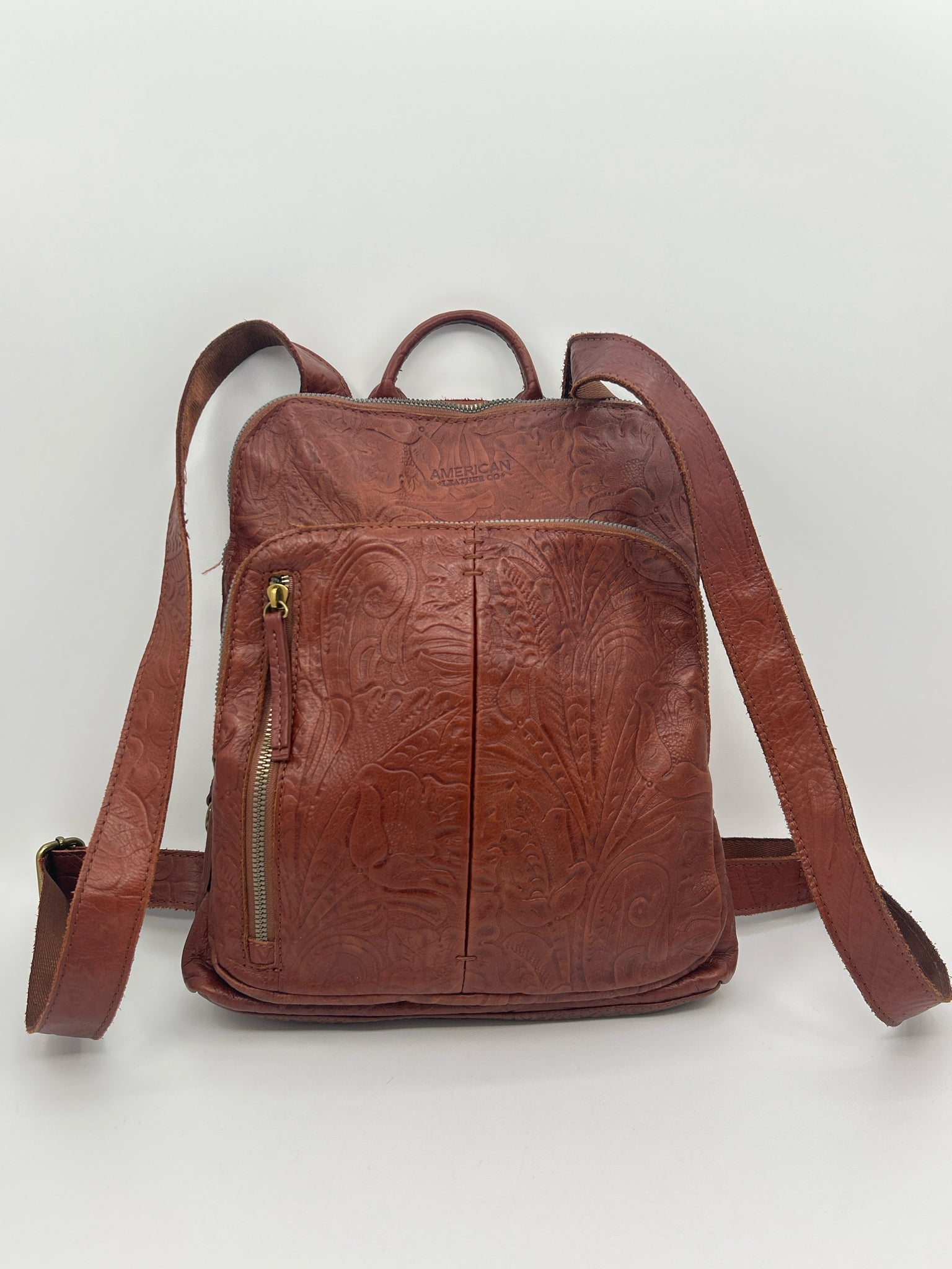 AMERICAN LEATHER CO Brown Women Backpack