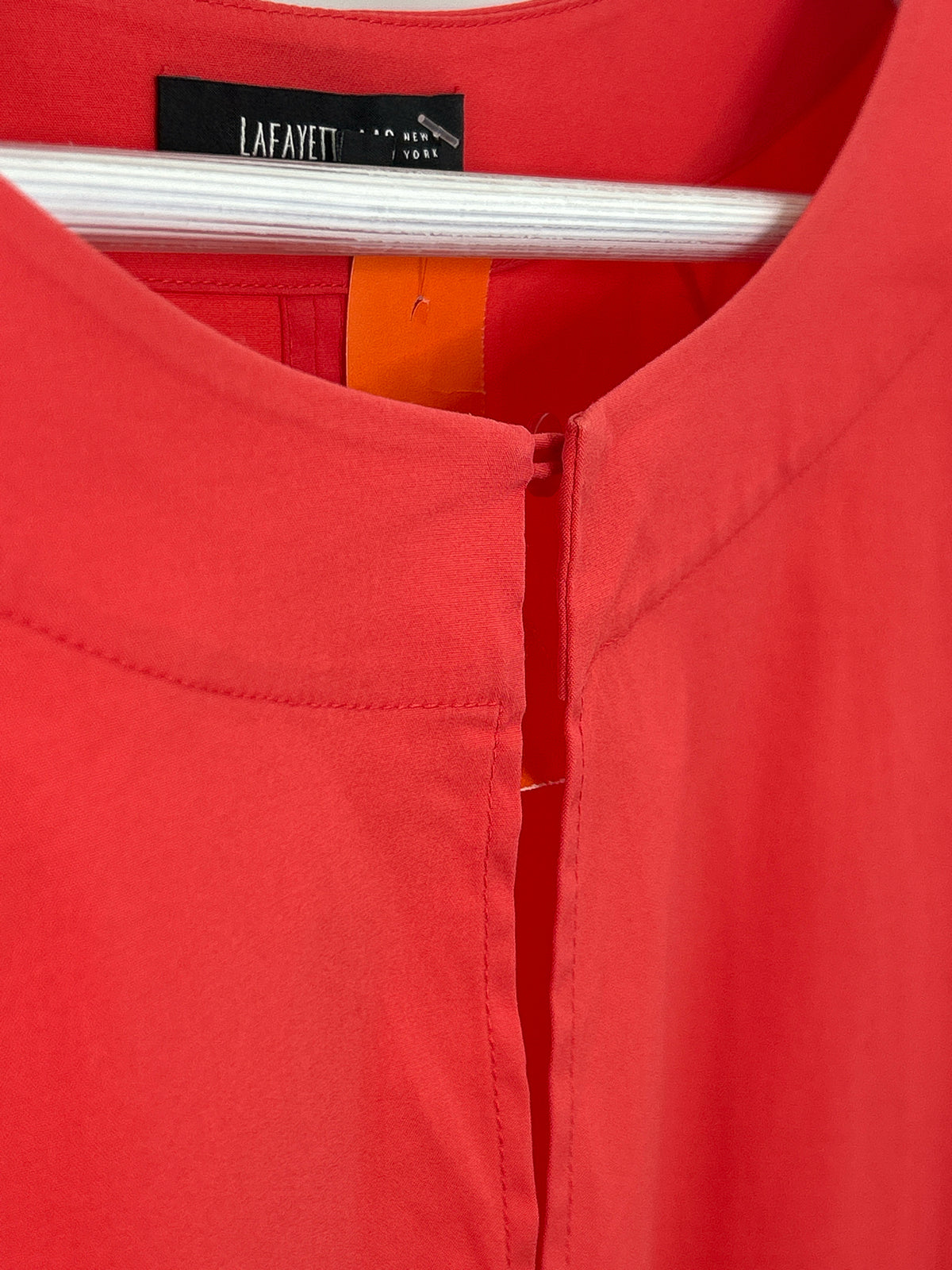 LAFAYETTE 148 Size 16 Orange Women Blouse