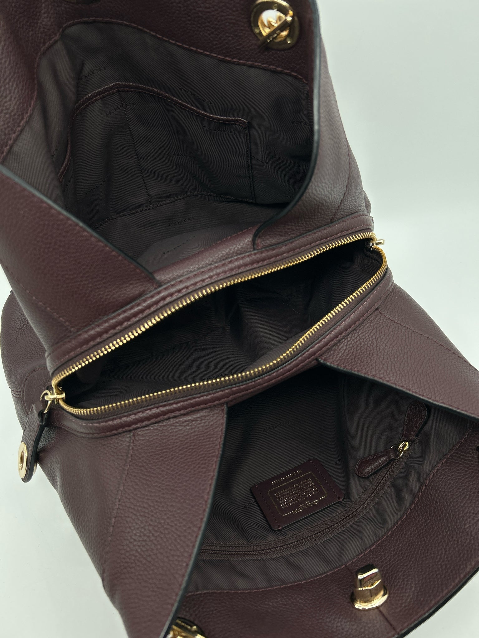 COACH EGGPLANT Women Purse