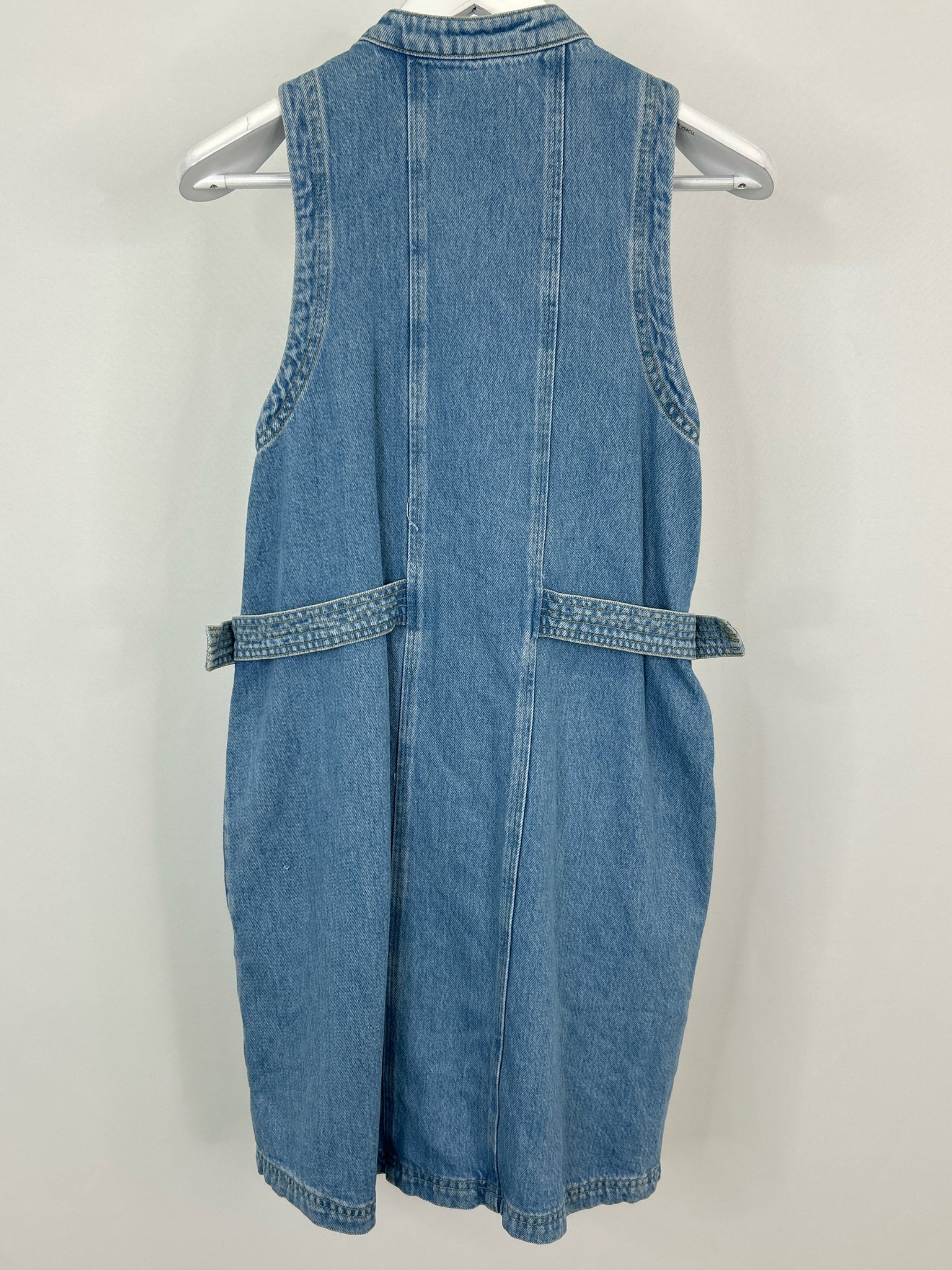DEREK LAM 10 CROSBY Size S Blue Denim Women Dress NWT